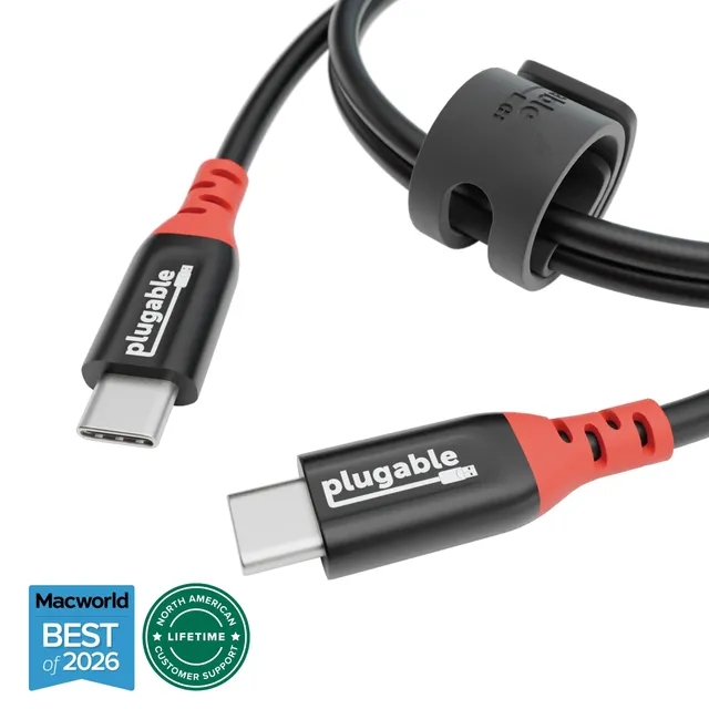 plugable-240w-usb-c-charge-only-cable-with-data-blocker-3-3-ft-1m image 1