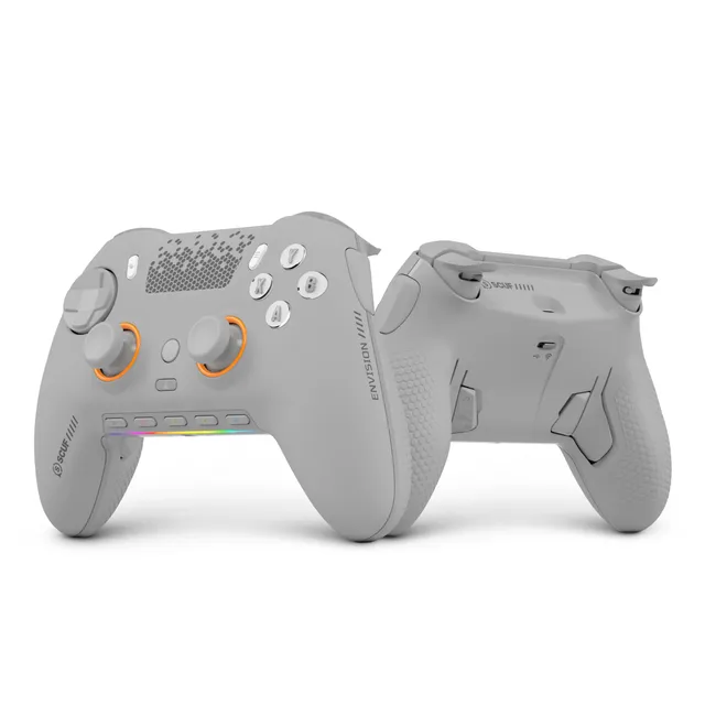 scuf-envision-pro-wireless-v2-2025-pc-gaming-controller-light-gray-hall-effect-s image 1