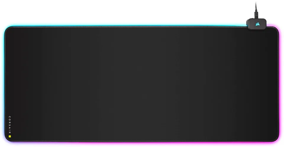 corsair-mm700-rgb-extended-cloth-mouse-pad-36-6-x-15-8-360-rgb-lighting-2-port-u image 1