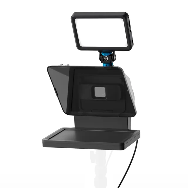 elgato-prompter-lighting-kit-teleprompter-with-portable-led-panel-and-rechargeab image 1