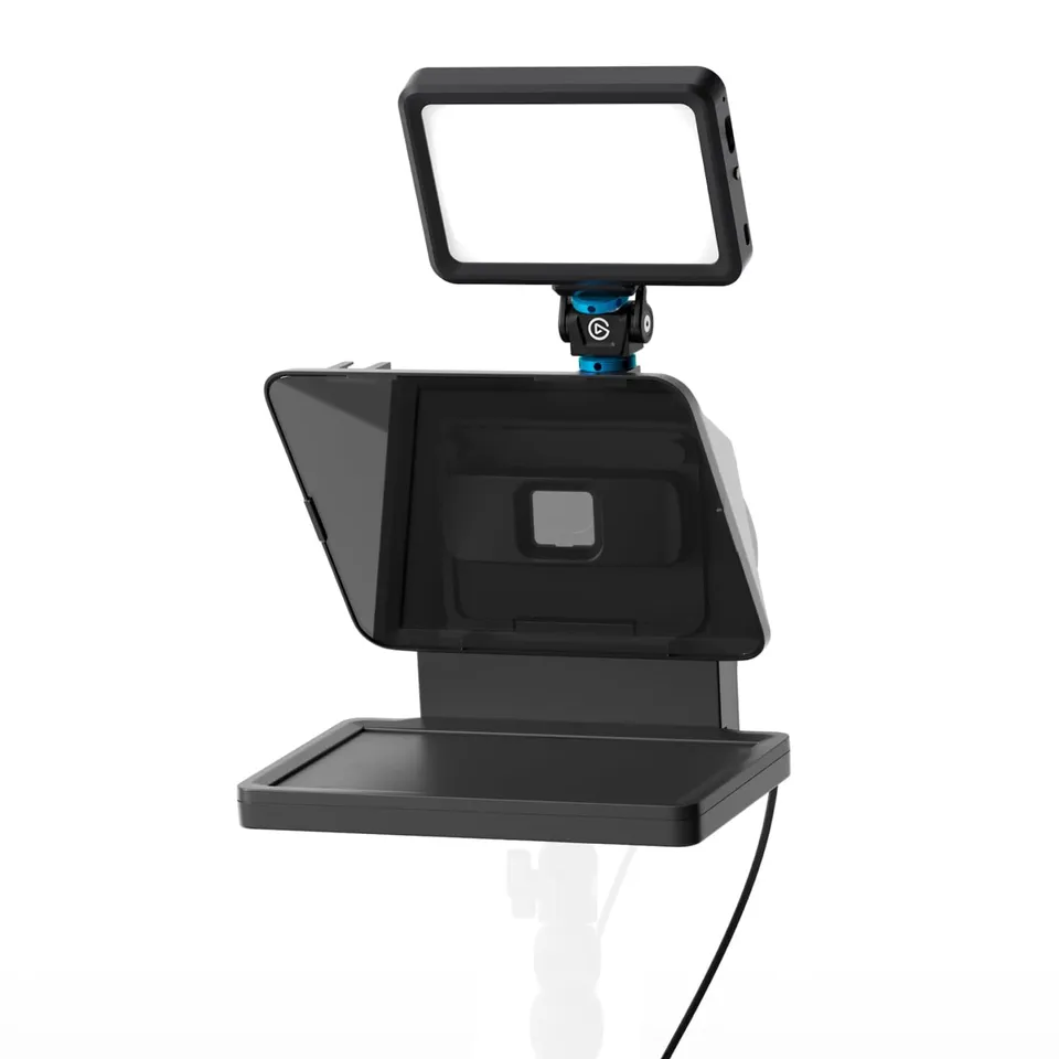 elgato-prompter-lighting-kit-teleprompter-with-portable-led-panel-and-rechargeab image 1