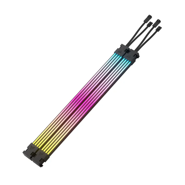 corsair-icue-argb-psu-cable-strips-2x-200mm-100-rgb-leds-per-strip-5v-argb-heade image 1
