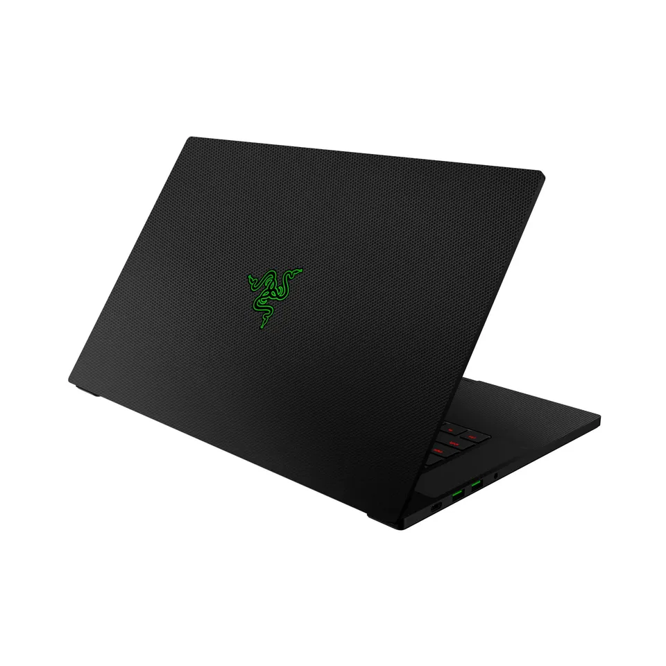 razer-skin-vinyl-laptop-wrap-for-blade-15-2022-2023-full-wrap-3d-honeycomb-black image 1