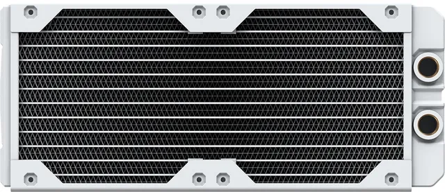 corsair-hydro-x-series-xr5-240mm-v2-custom-cooling-radiator-white-copper-core-ic image 1