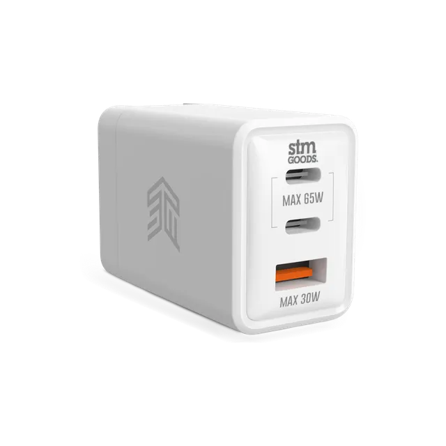 stm-goods-65w-gan-3-port-usb-c-a-universal-travel-power-adapter image 1