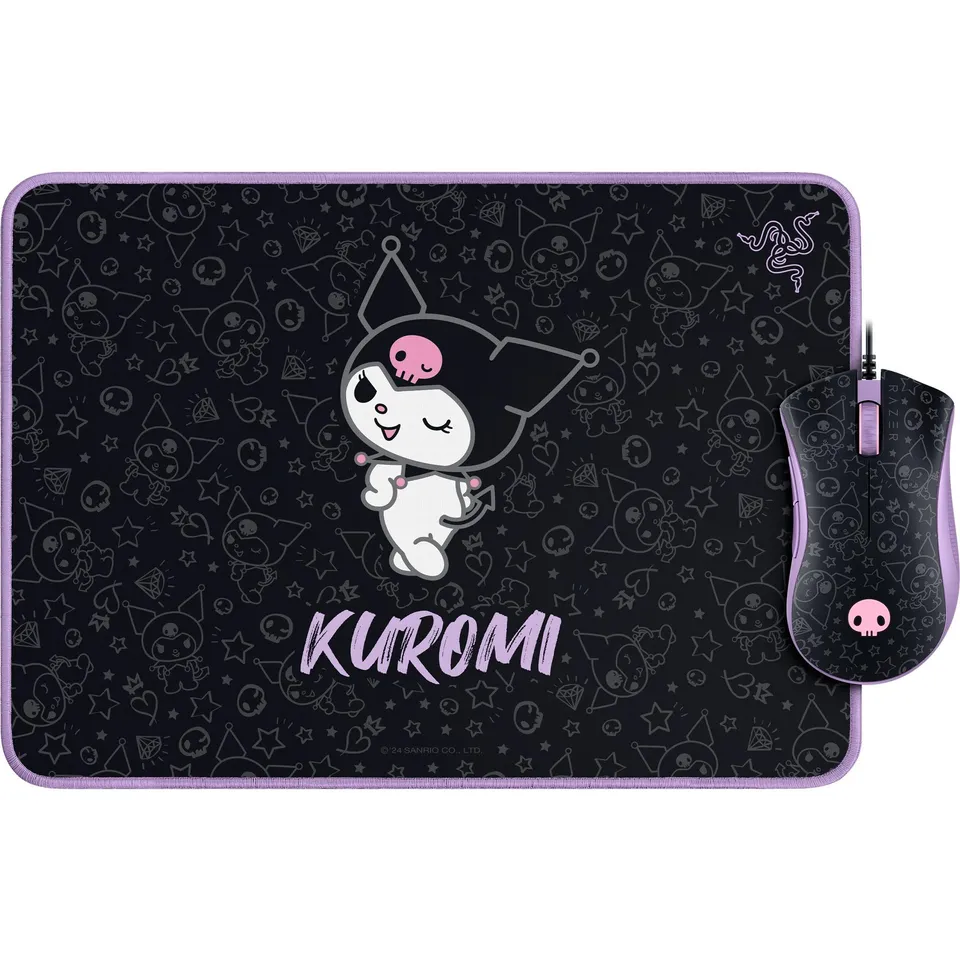 razer-deathadder-essential-gaming-mouse-and-goliathus-soft-gaming-mouse-mat-bund image 1