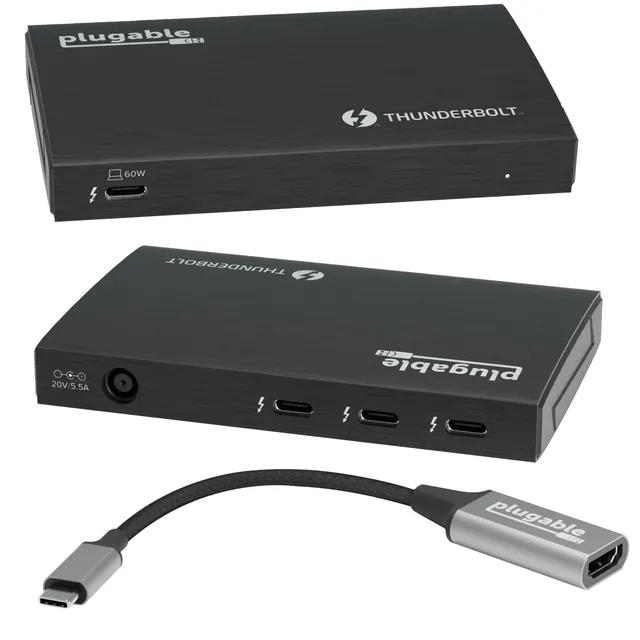 plugable-thunderbolt-4-and-usb4-hub-with-60w-charging-tbt4-hub3c image 1