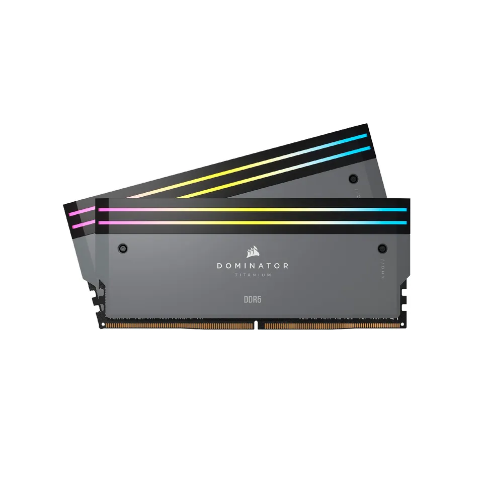 corsair-dominator-titanium-rgb-ddr5-64gb-2x32gb-6000mhz-cl30-memory-kit-gray image 1