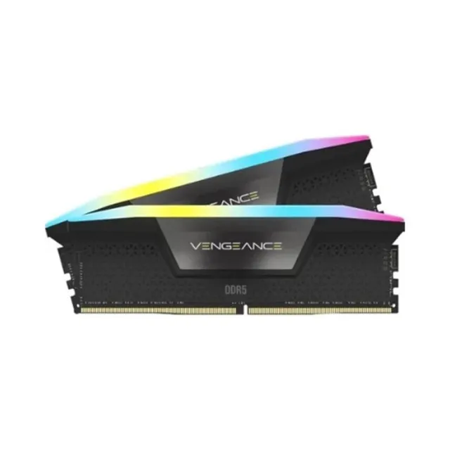 corsair-vengeance-rgb-ddr5-64gb-2x32gb-6000mhz-cl40-memory-kit-black image 1
