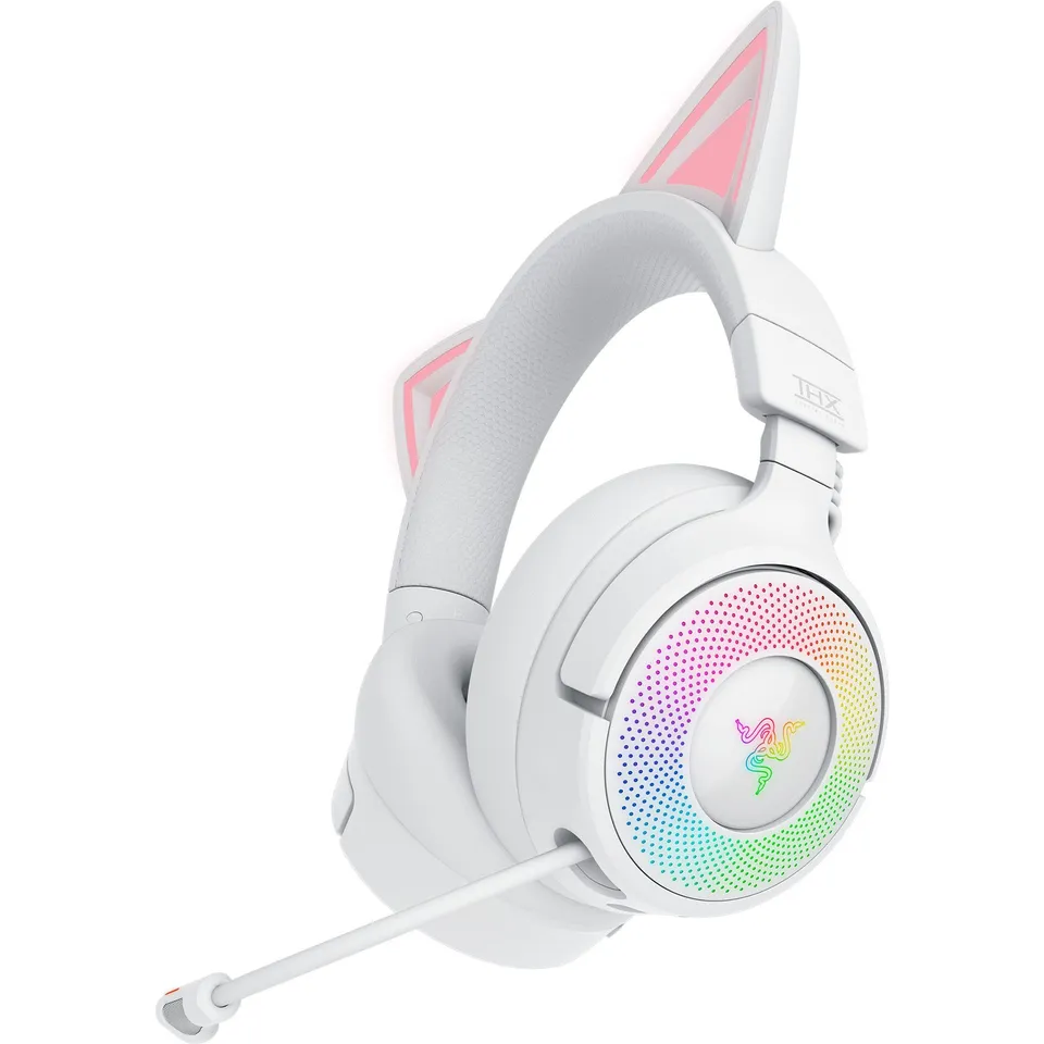 razer-kraken-kitty-v3-pro-wireless-rgb-gaming-headset-white image 1