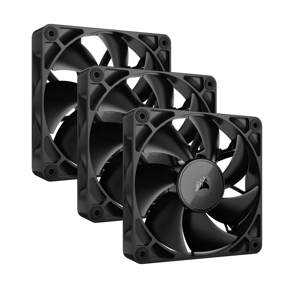 corsair-icue-link-rx120-120mm-pwm-fan-triple-pack-with-system-hub-magnetic-dome- image 1