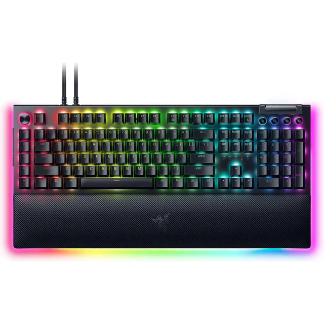 razer-blackwidow-v4-pro-wired-mechanical-gaming-keyboard-green-tactile-switches- image 1