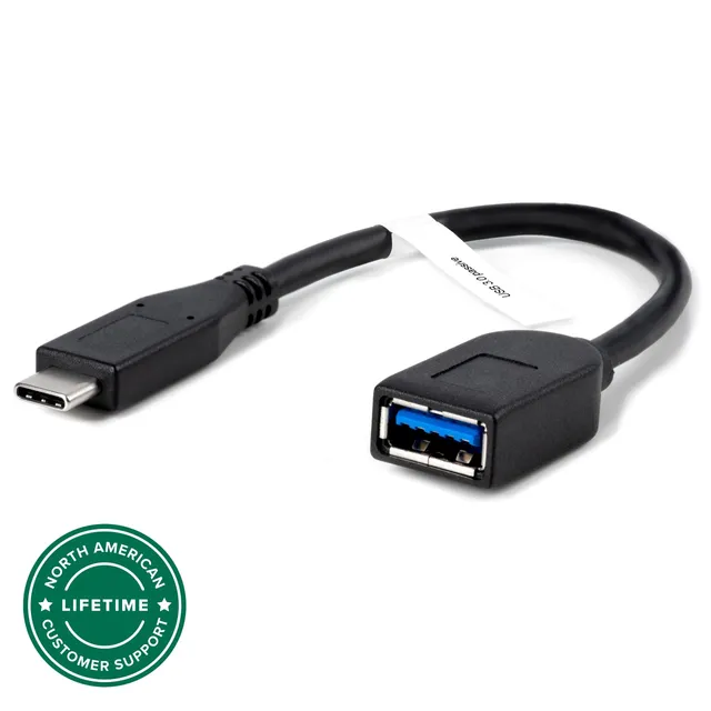 plugable-usb-3-0-passive-type-a-to-type-c-cable-6in-15cm image 1