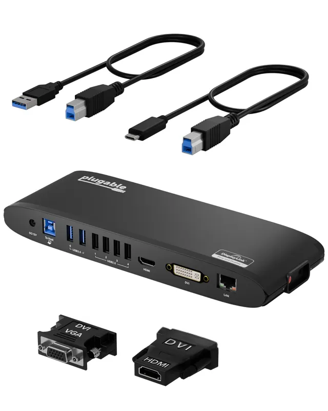 plugable-universal-dual-hdmi-monitor-docking-station-b-stock image 1