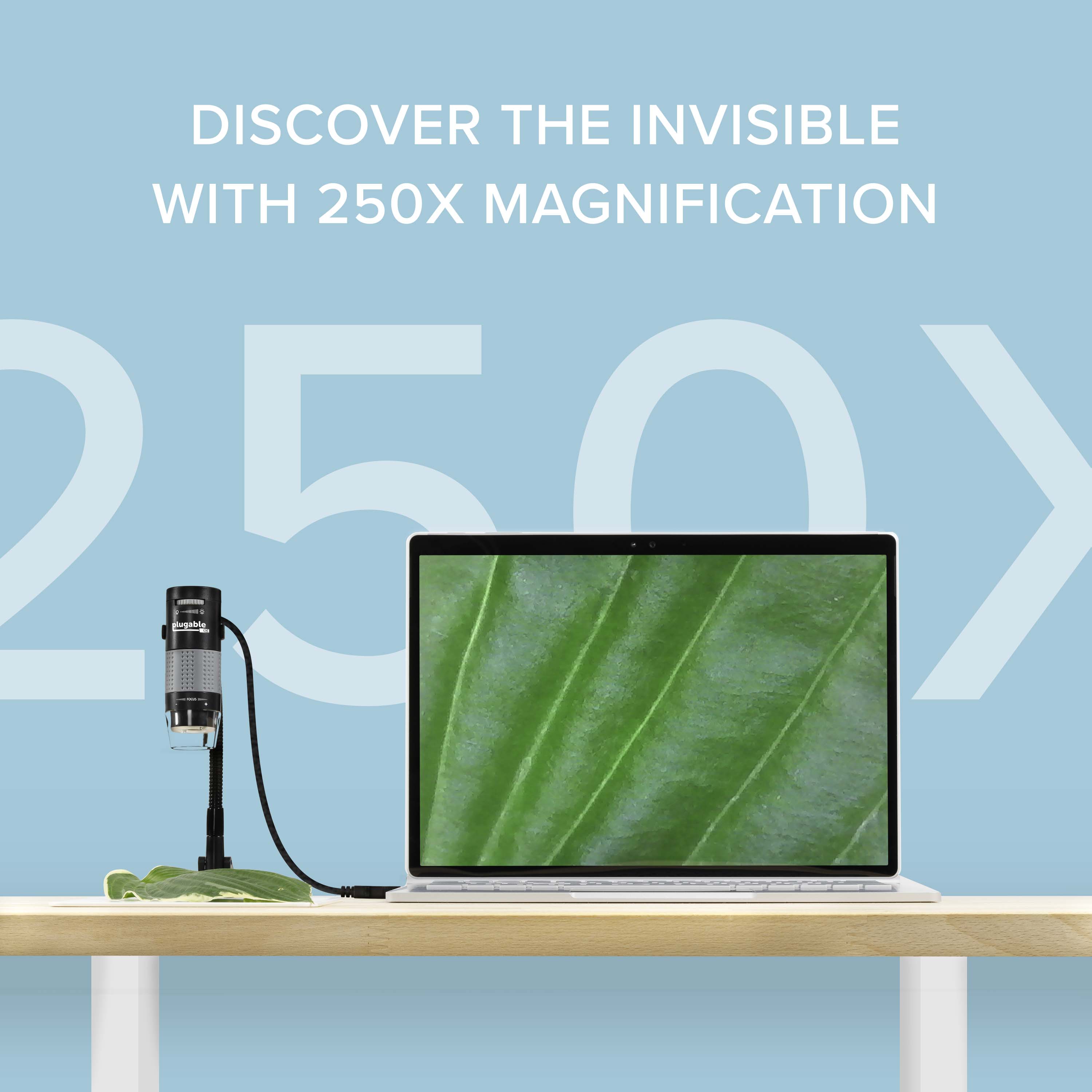 plugable-250x-digital-usb-microscope-with-observation-stand-prior-version image 2