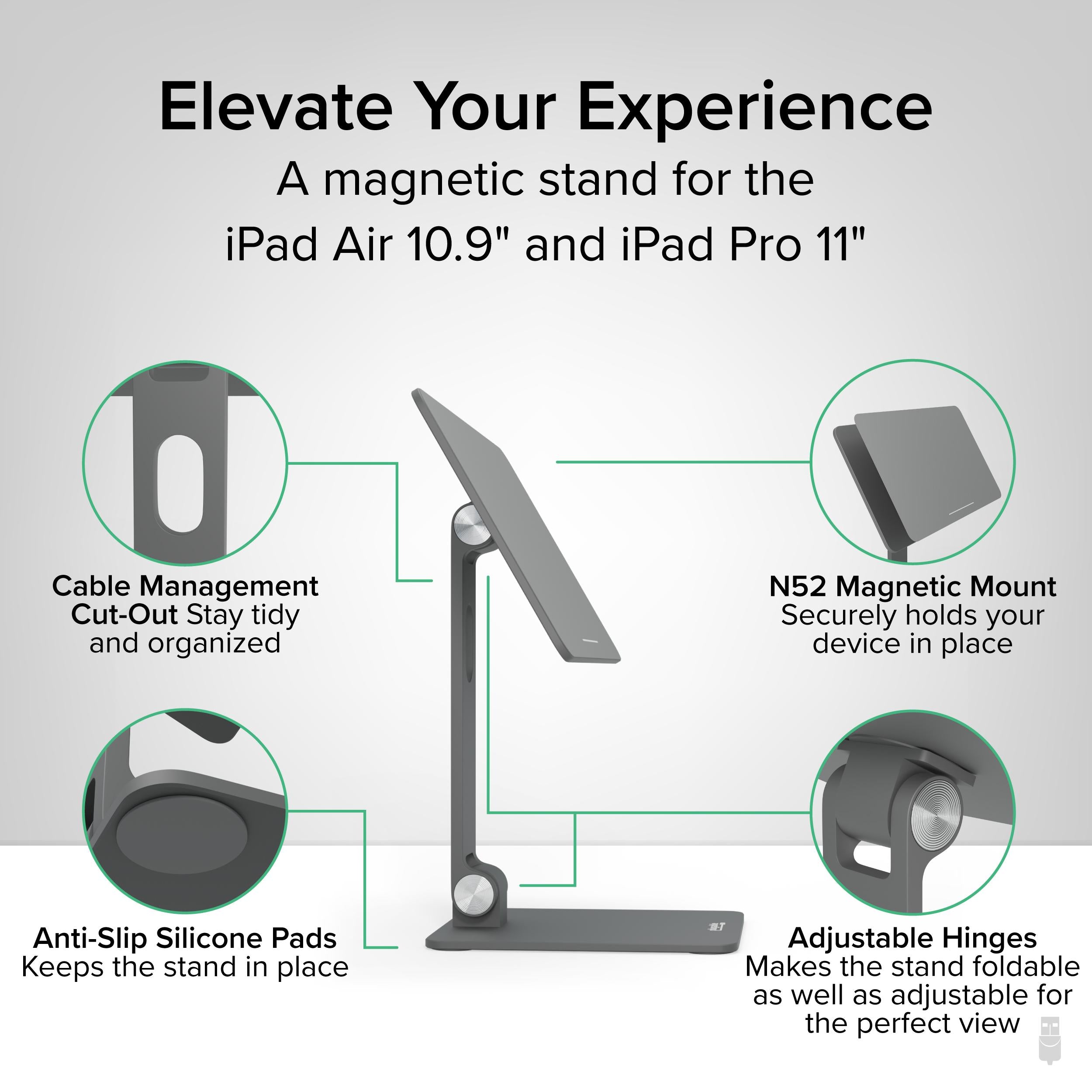plugable-magnetic-ipad-stand-for-ipad-air-ipad-pro-11-ams-stand11 image 2