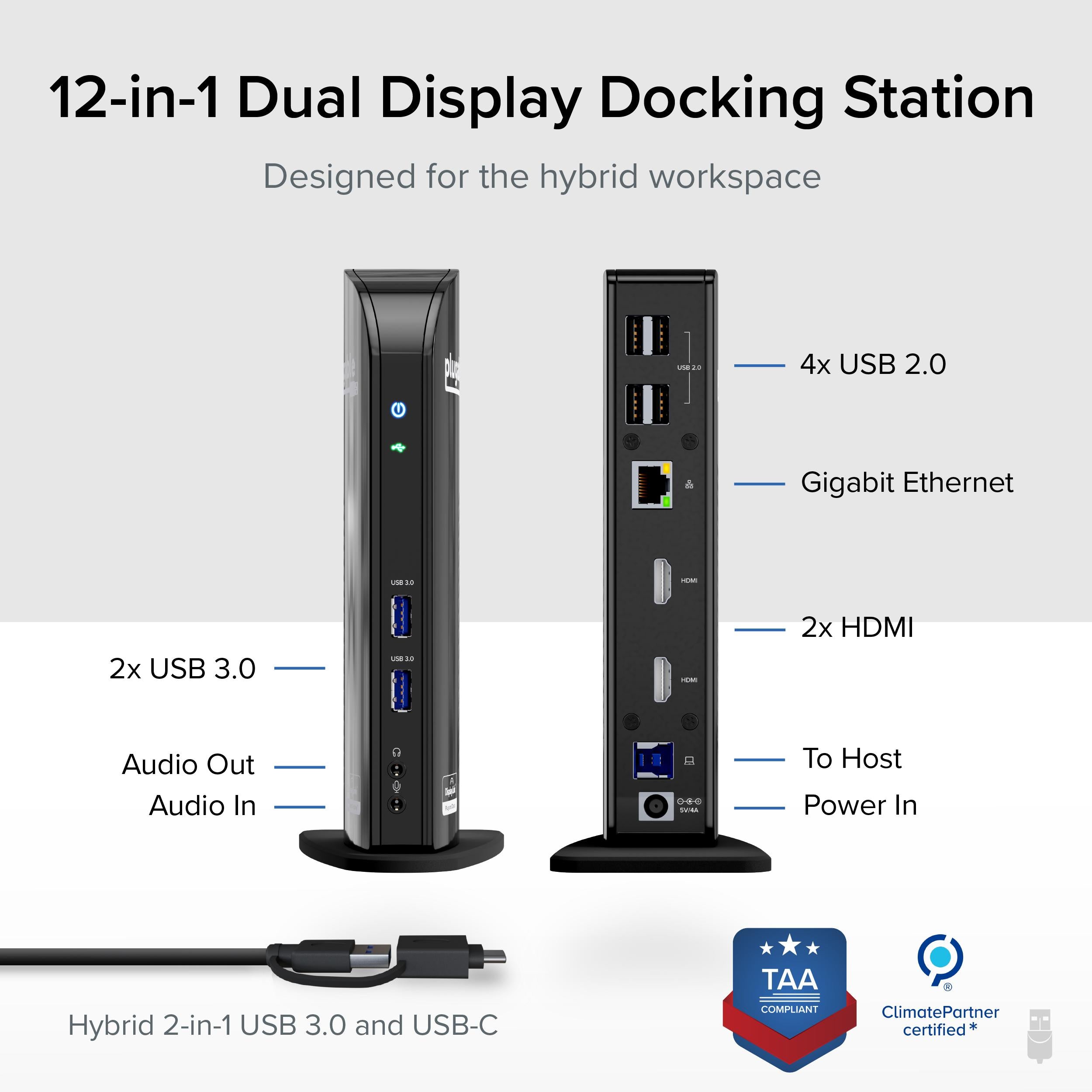 plugable-ud-3900-universal-dual-monitor-docking-station-for-windows-mac-chromeos image 2