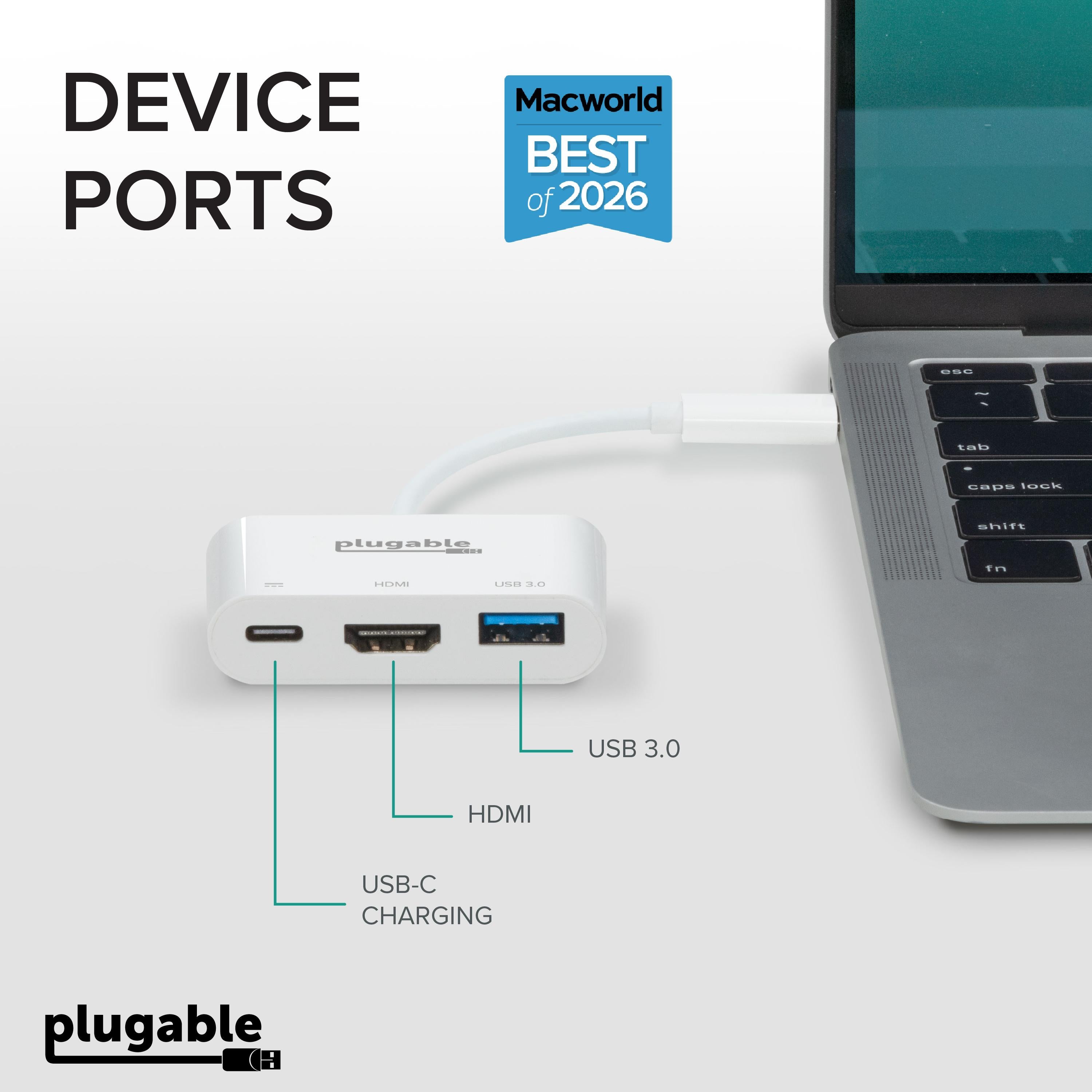 plugable-usb-c-multiport-adapter-with-4k-hdmi-usb-a-usb-c-power-delivery image 2