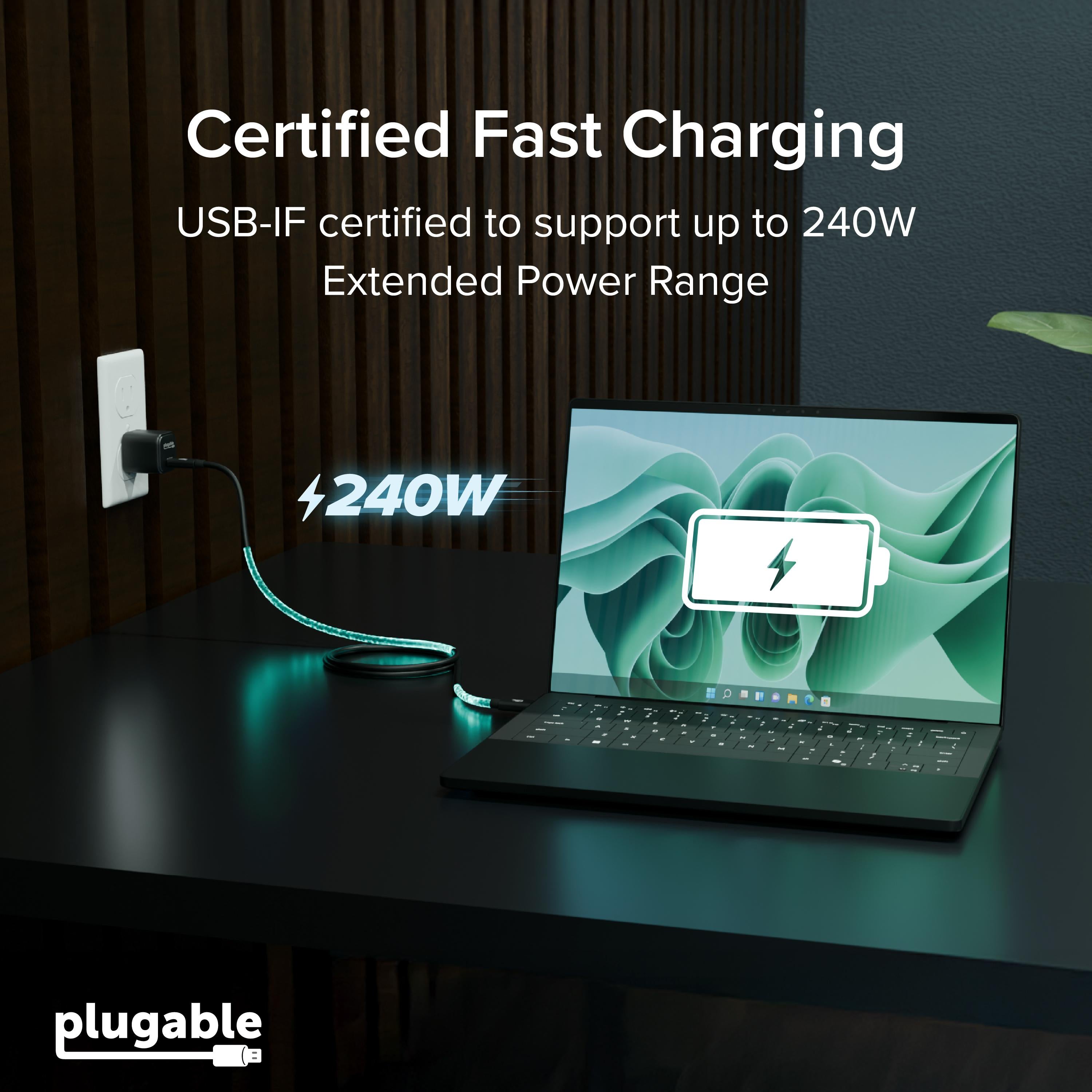 plugable-usb4-240w-epr-cable-3-3ft-1m image 2