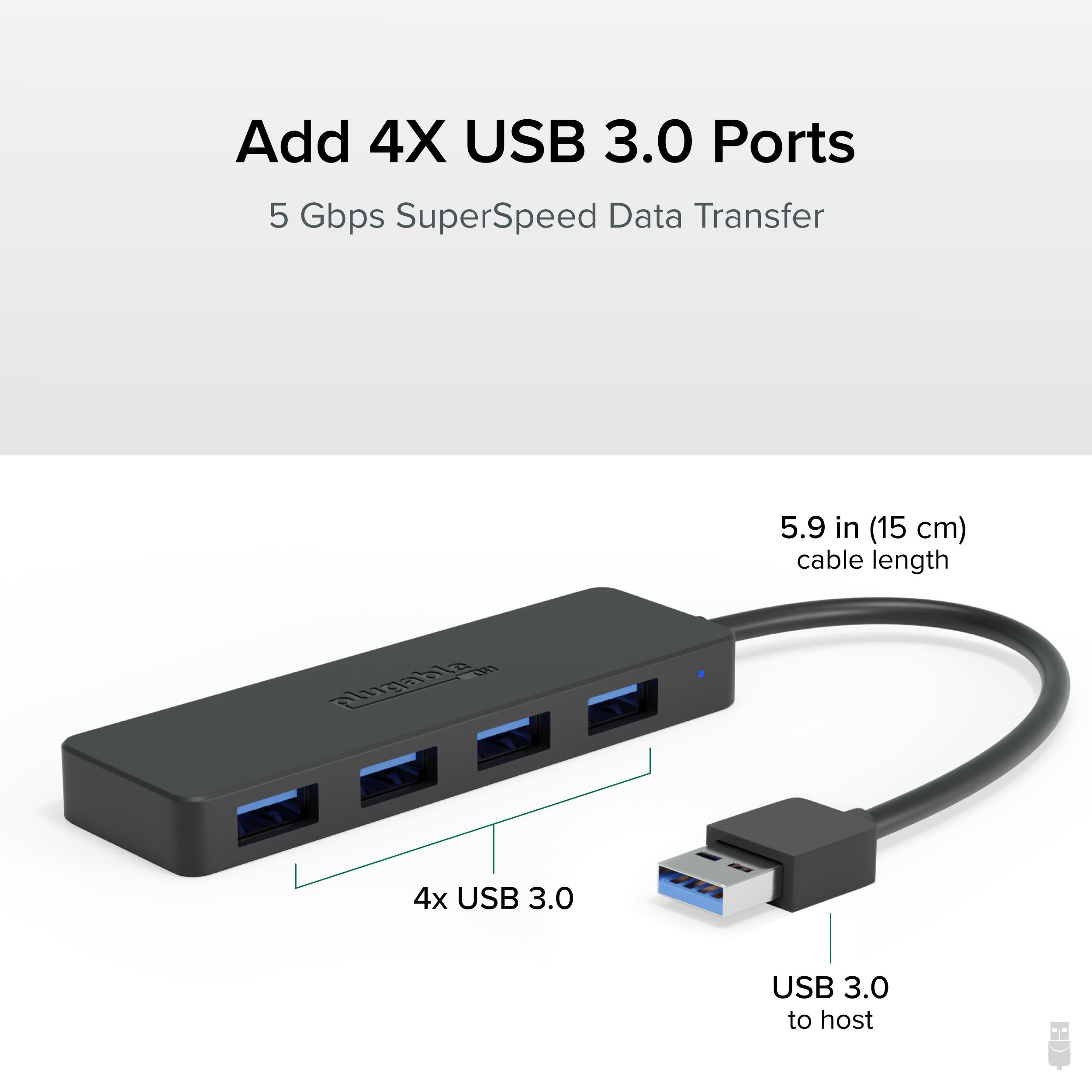 plugable-usb-3-0-4-port-hub-usb3-hub4a-ultra-slim image 2