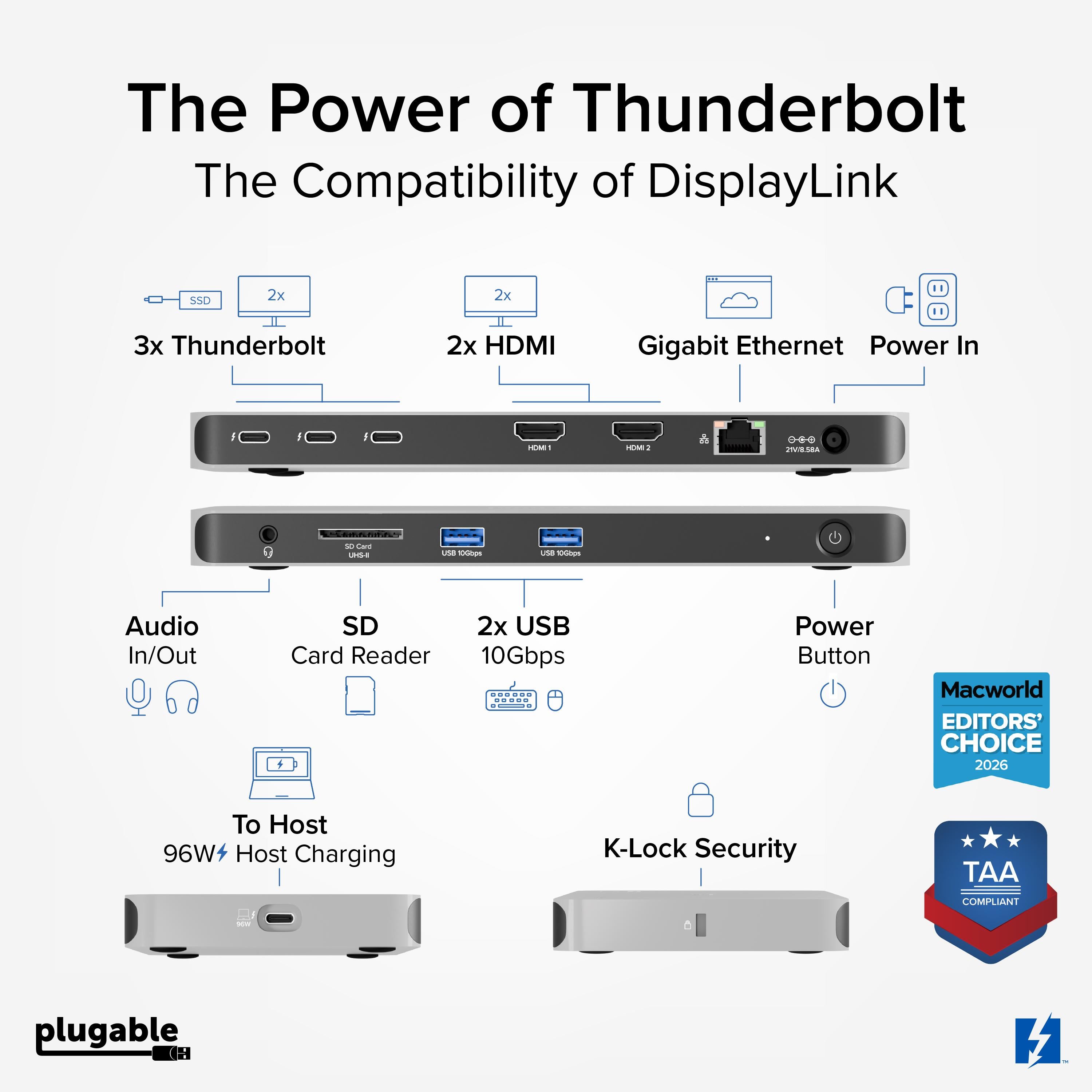 plugable-thunderbolt-4-docking-station-quad-4k-displays-100w-charging image 2