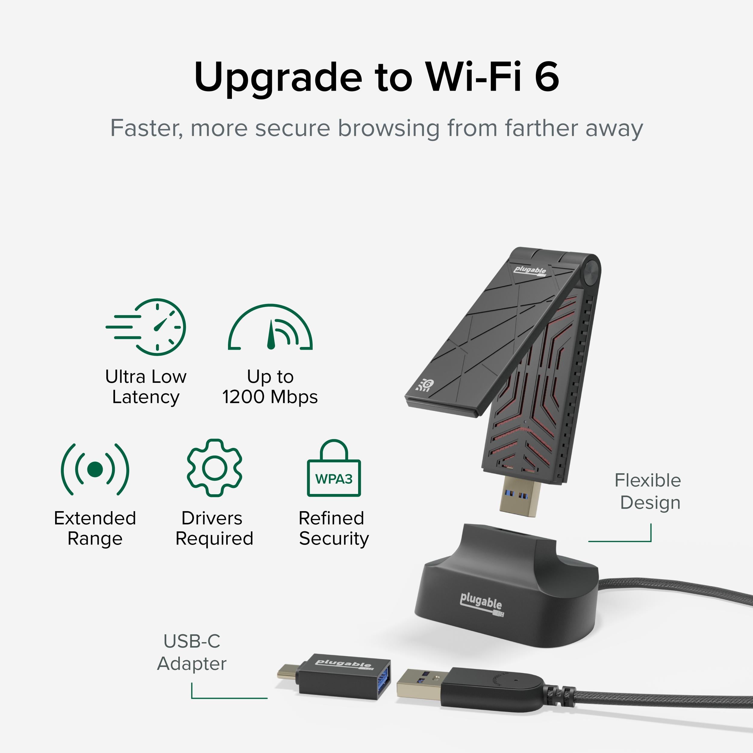 plugable-usb-3-0-wi-fi-6-ax1800-wireless-adapter-usb-wifiax image 2