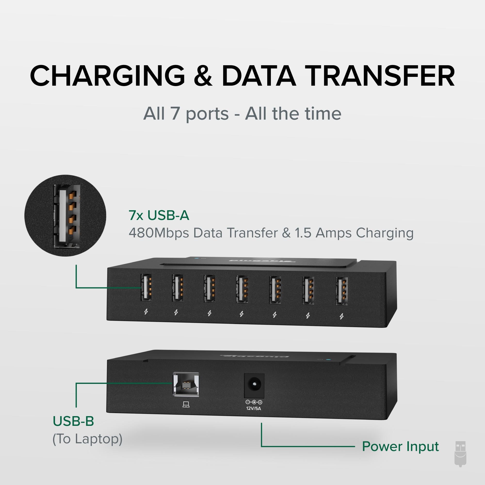plugable-usb-2-0-7-port-hub-with-60w-power-adapter image 2