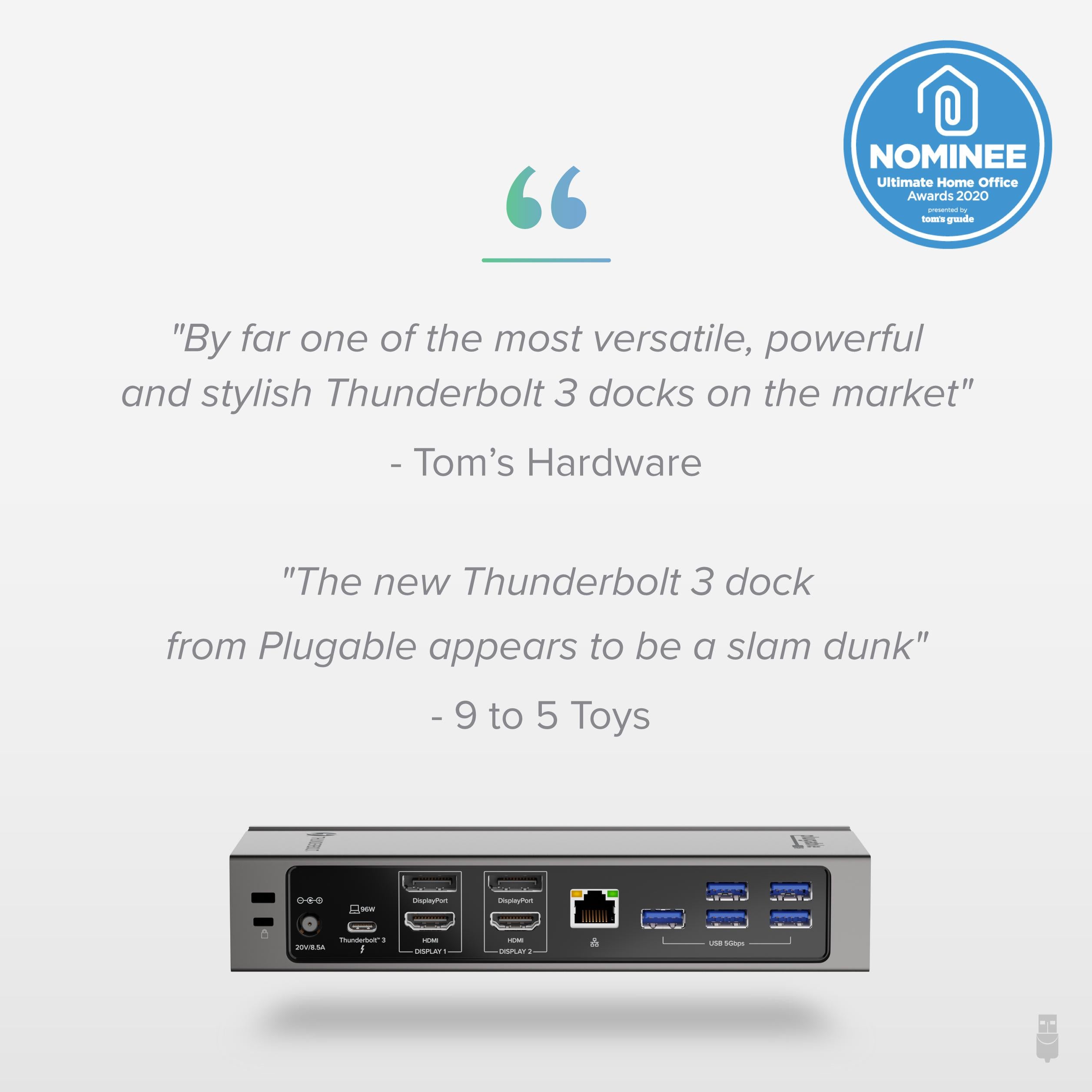 plugable-thunderbolt-and-usb-c-dual-monitor-docking-station-with-96w-laptop-char image 2
