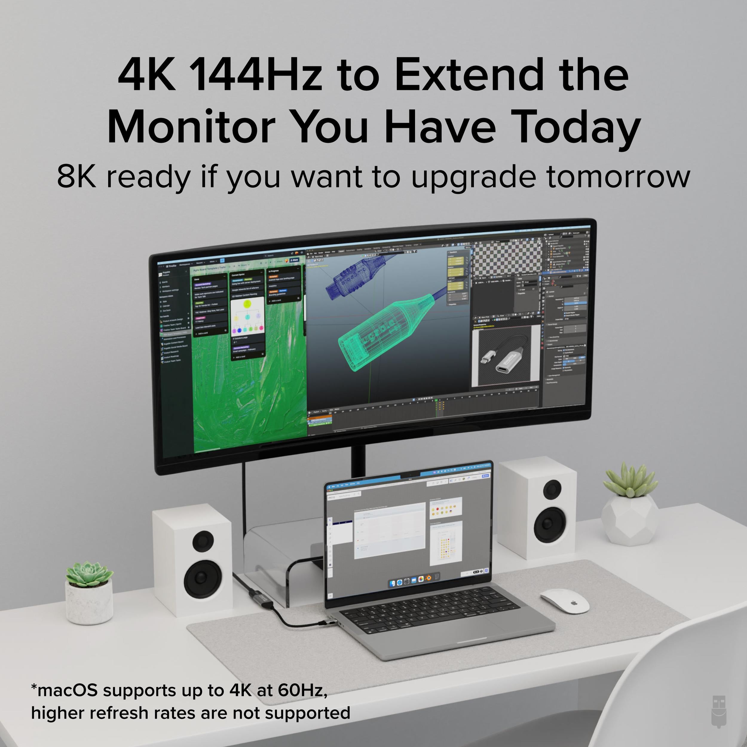 plugable-hdmi-2-1-usb-c-to-hdmi-adapter-supports-4k-144hz-or-8k-60hz image 2
