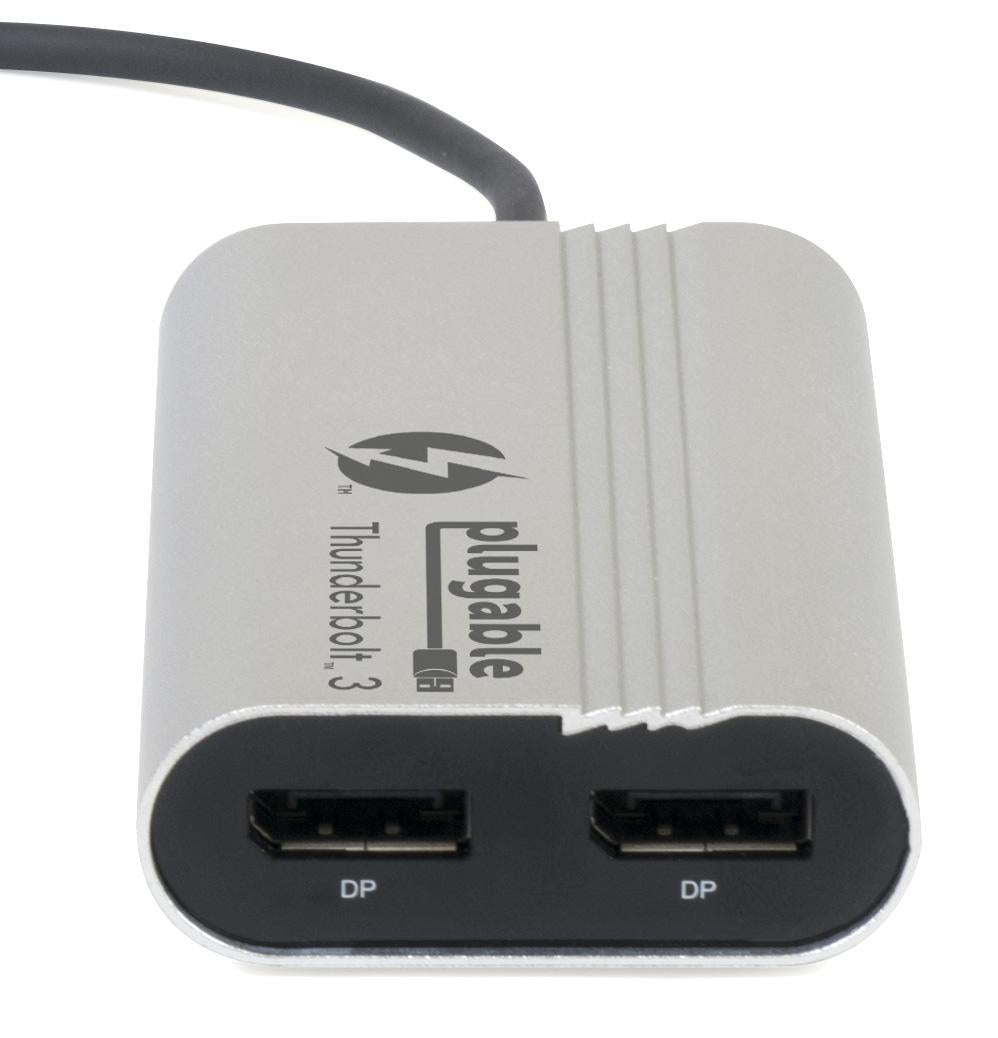 plugable-thunderbolt-3-dual-displayport-adapter-tbt3-dp2x-4k-60hz image 3
