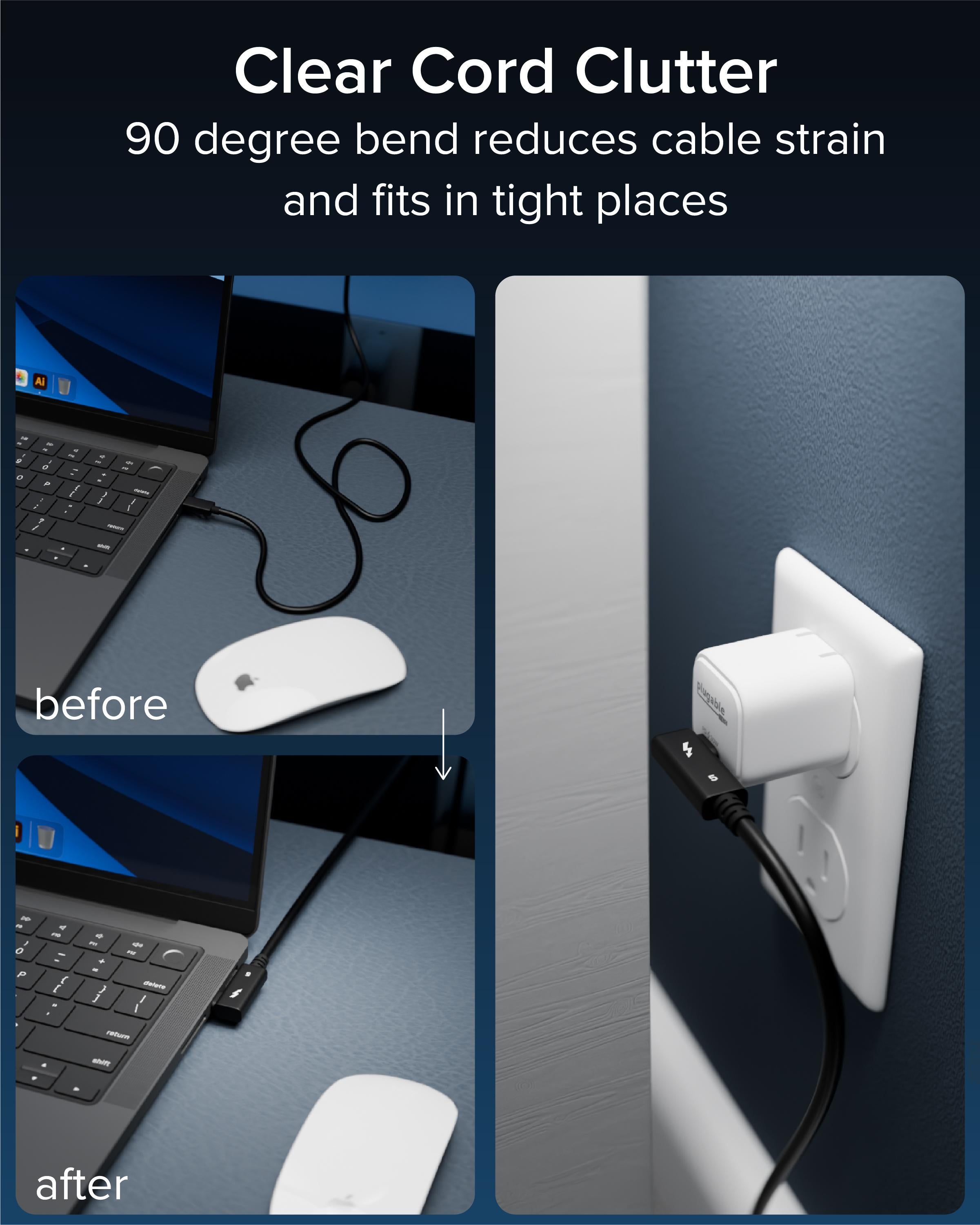plugable-thunderbolt-5-240w-cable-with-right-angle-connector-80cm-2-6ft-tbt5-240 image 3