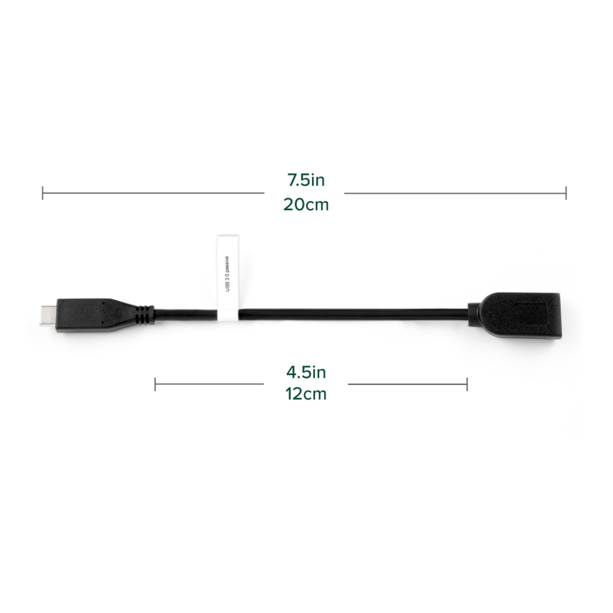 plugable-usb-3-0-passive-type-a-to-type-c-cable-6in-15cm image 3