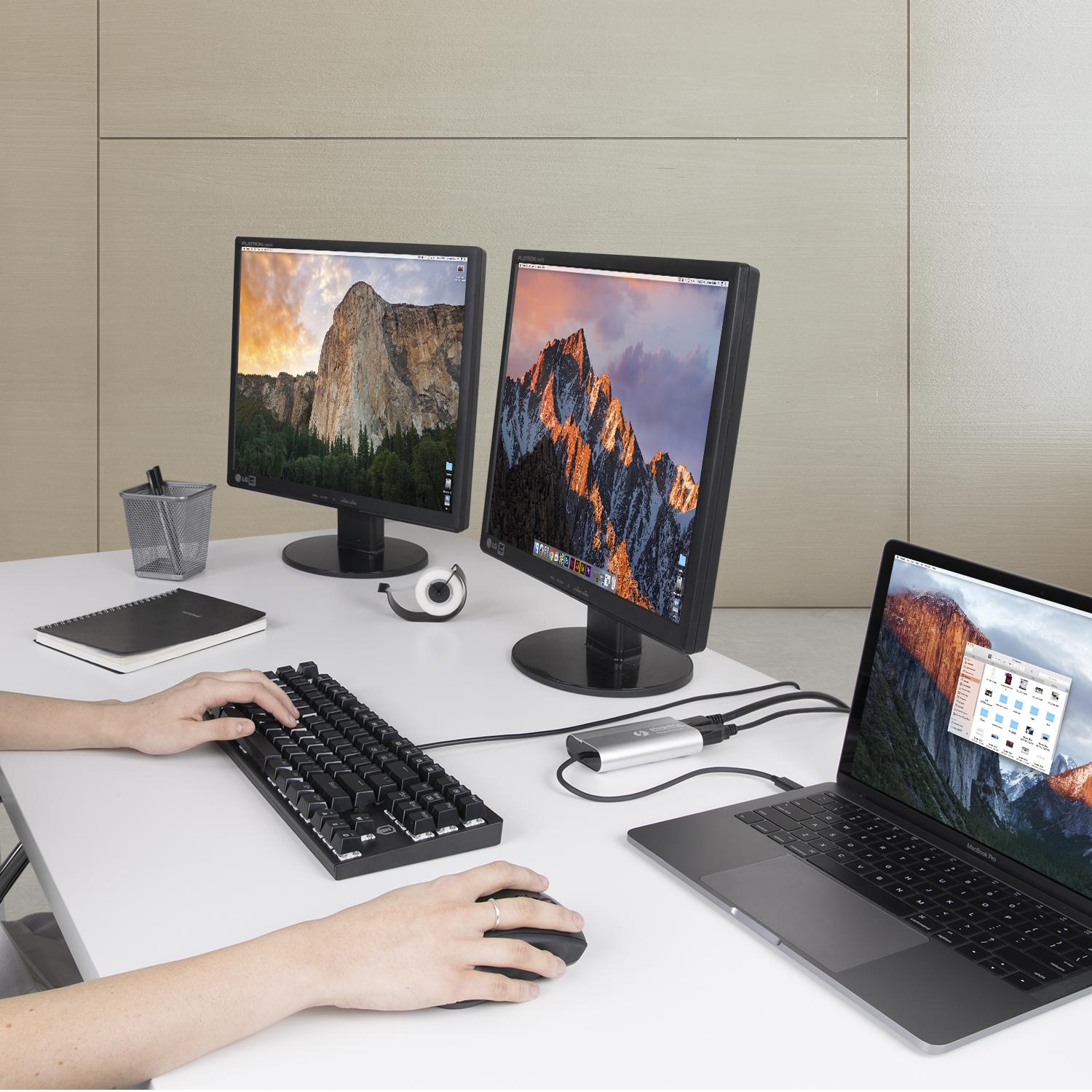 plugable-thunderbolt-3-dual-display-hdmi-2-0-adapter-for-mac-and-windows image 3
