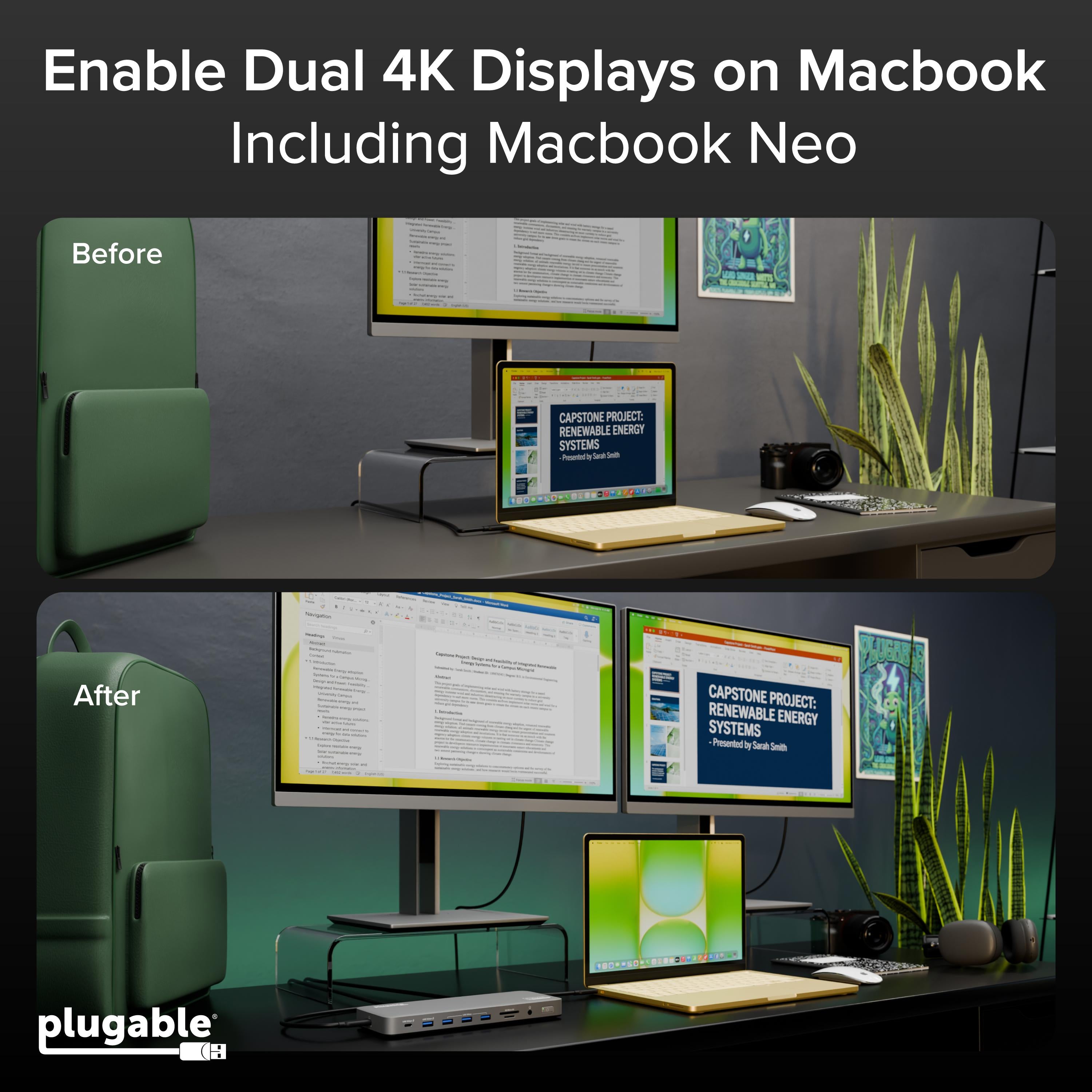 plugable-ud-6950pdh-usb-c-docking-station-for-mac-dual-4k-monitors-100w-laptop-c image 3