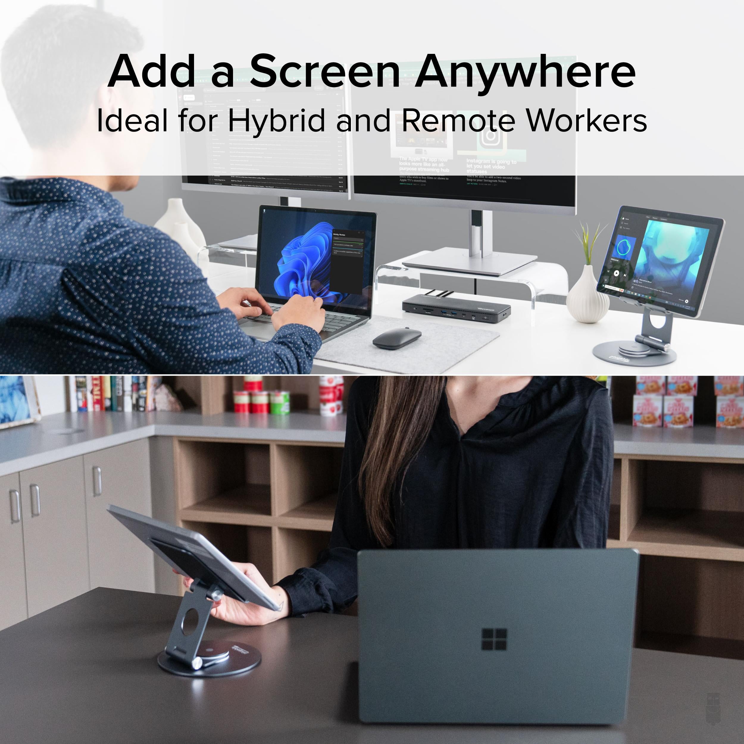 plugable-universal-tablet-stand-with-360-rotating-base image 3