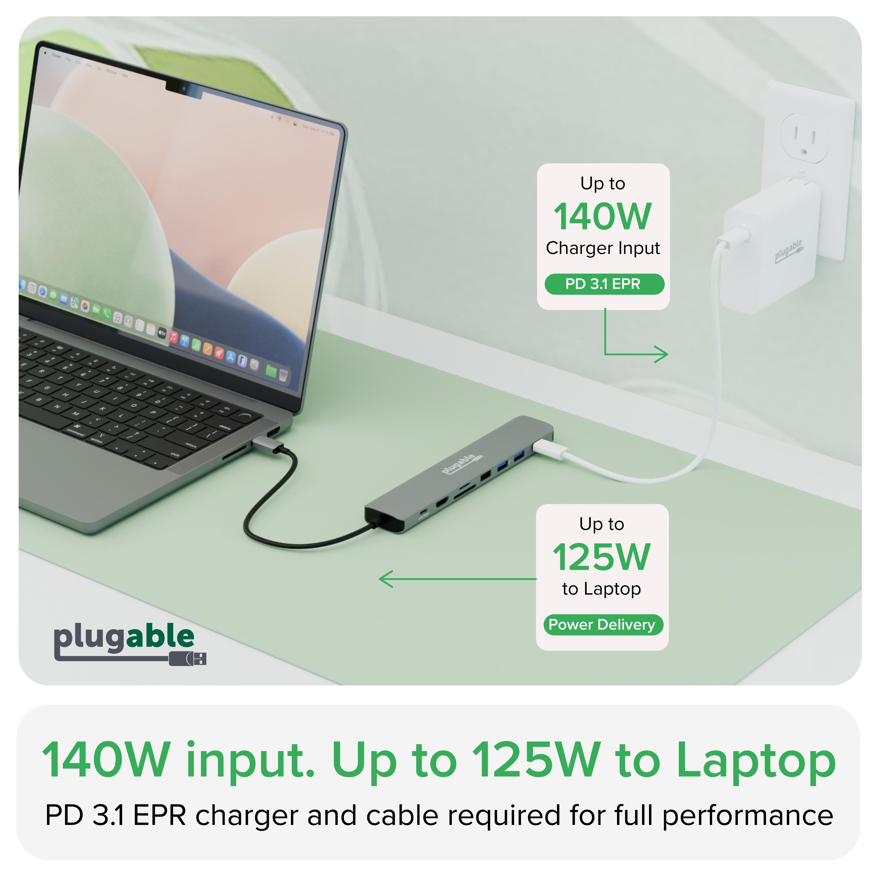 plugable-usbc-9in1e-9-in-1-usb-c-hub-with-4k-hdmi-and-140w-pass-through-charging image 4