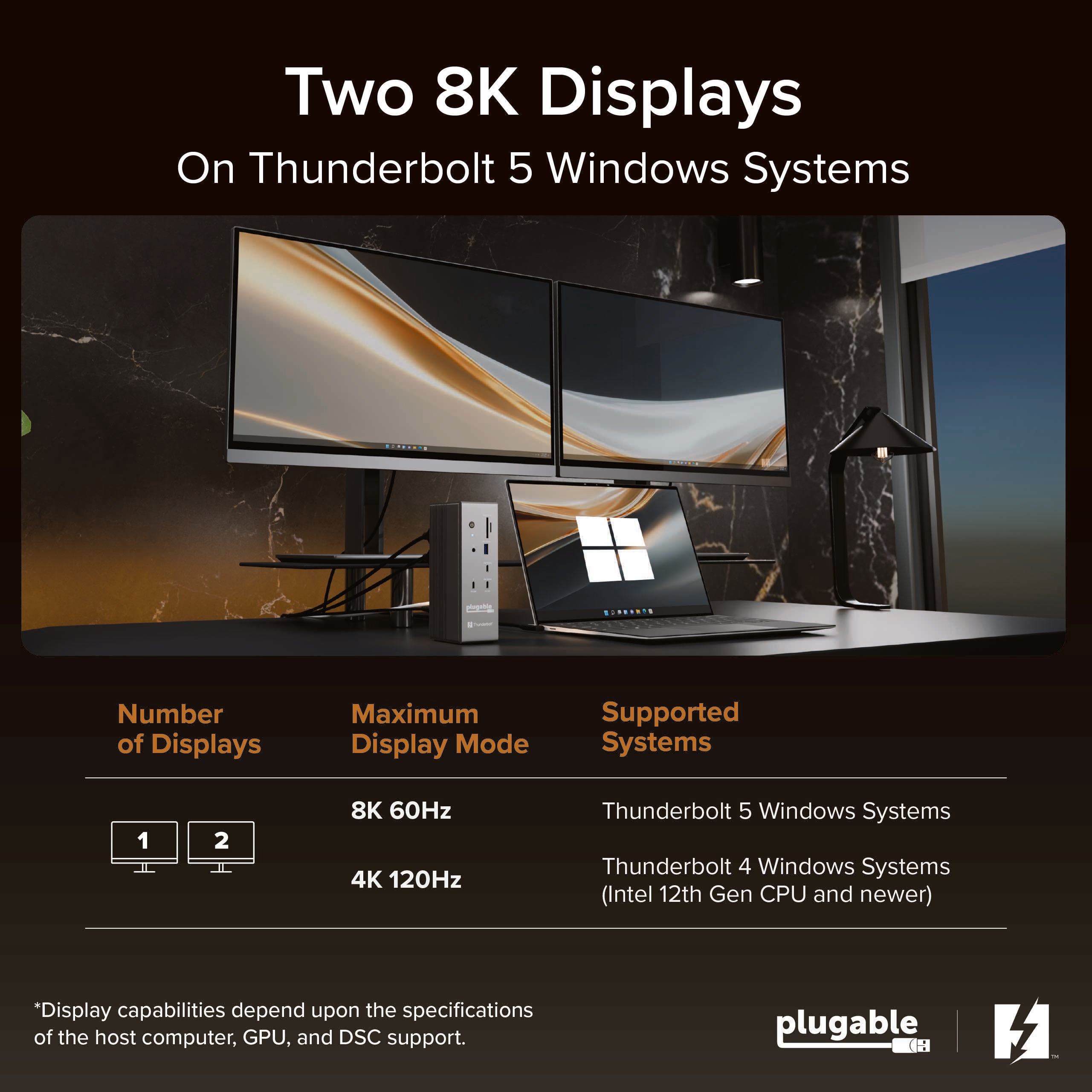 plugable-thunderbolt-5-docking-station-tbt-udh2-with-dual-hdmi-2-1-140w-charging image 4