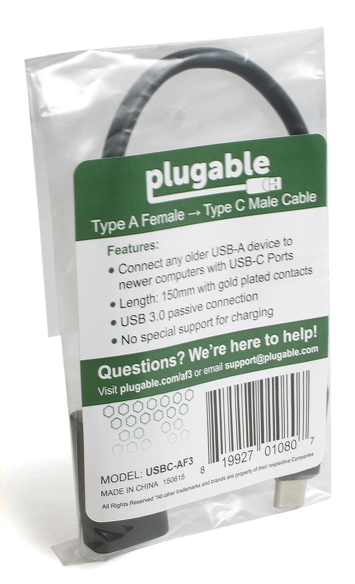 plugable-usb-3-0-passive-type-a-to-type-c-cable-6in-15cm image 4
