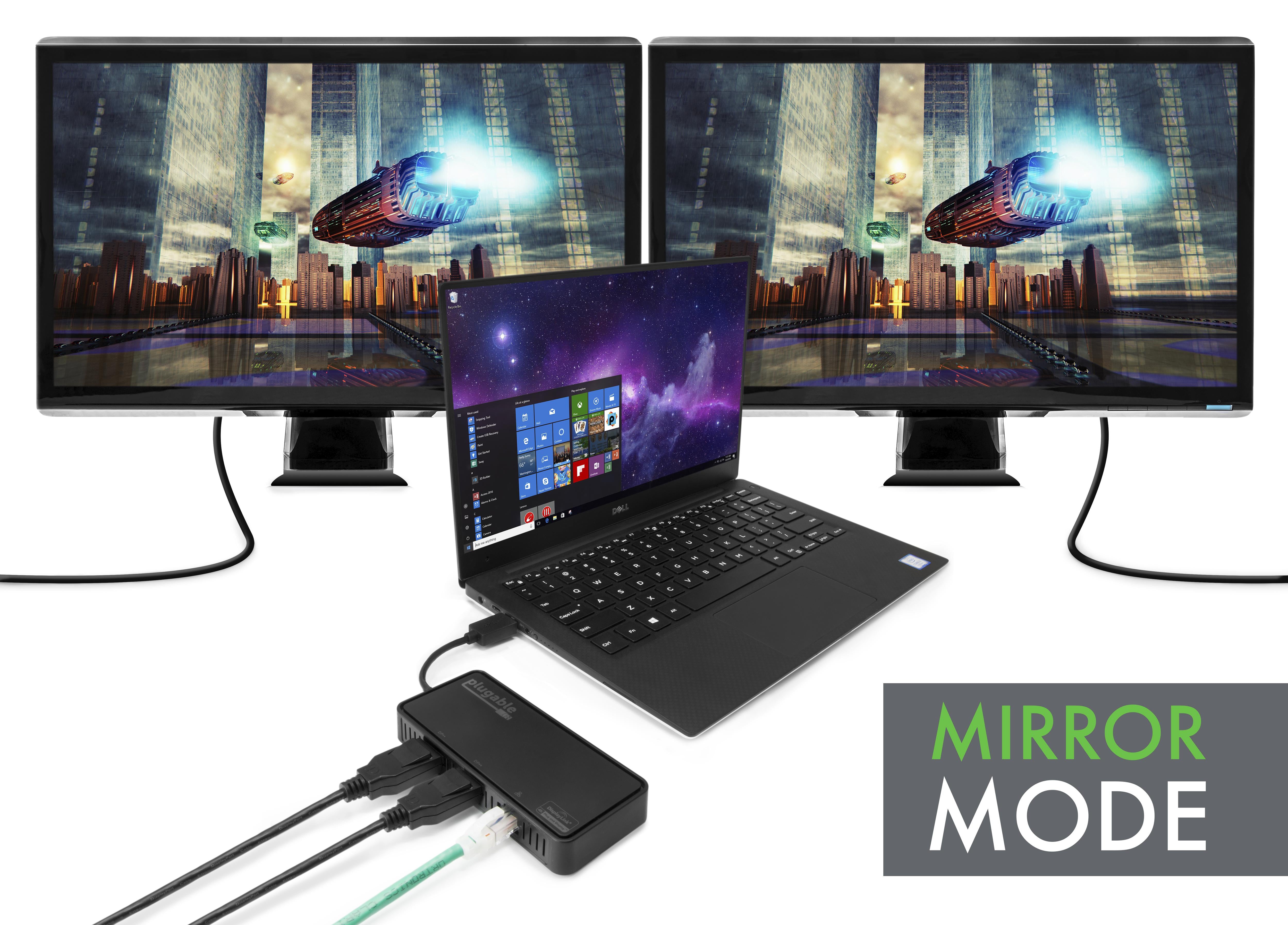 plugable-usb-3-0-dual-4k-displayport-adapter-with-gigabit-ethernet-usb3-6950-dp image 4