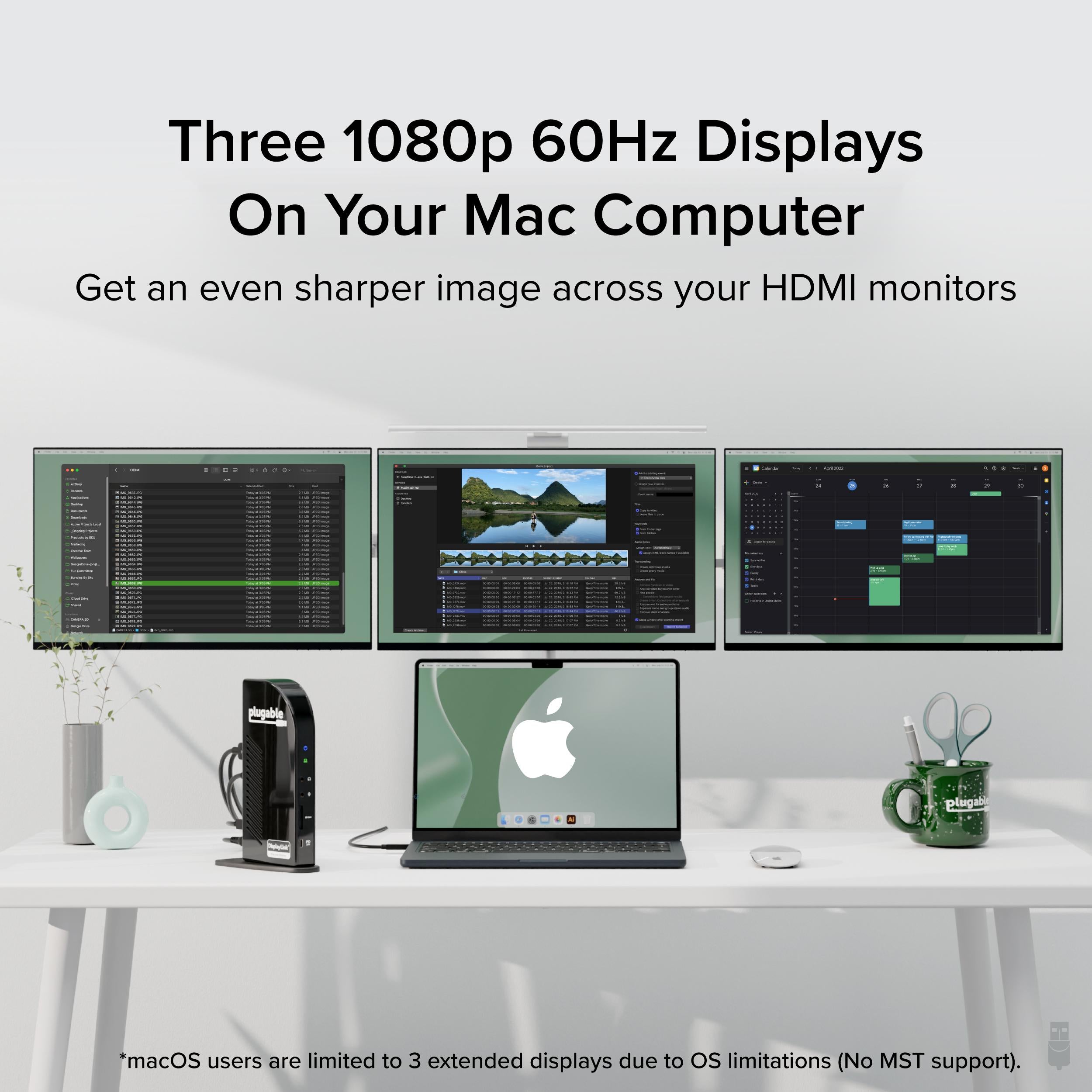 plugable-ud-3900c4-usb-c-docking-station-for-4-monitors-displaylink-mst image 4