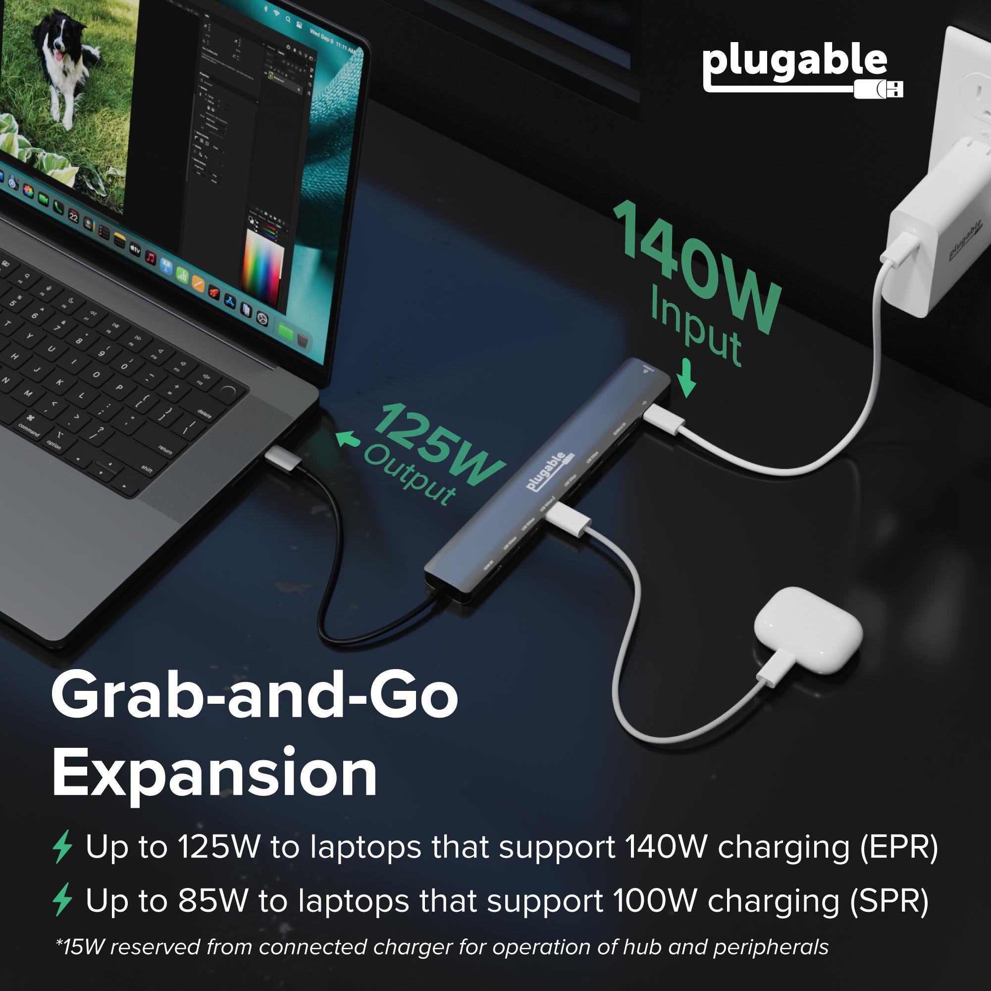 plugable-usbc-10in1e-10-in-1-usb-c-hub-with-4k-144hz-hdmi-2-5g-ethernet-140w-pas image 4