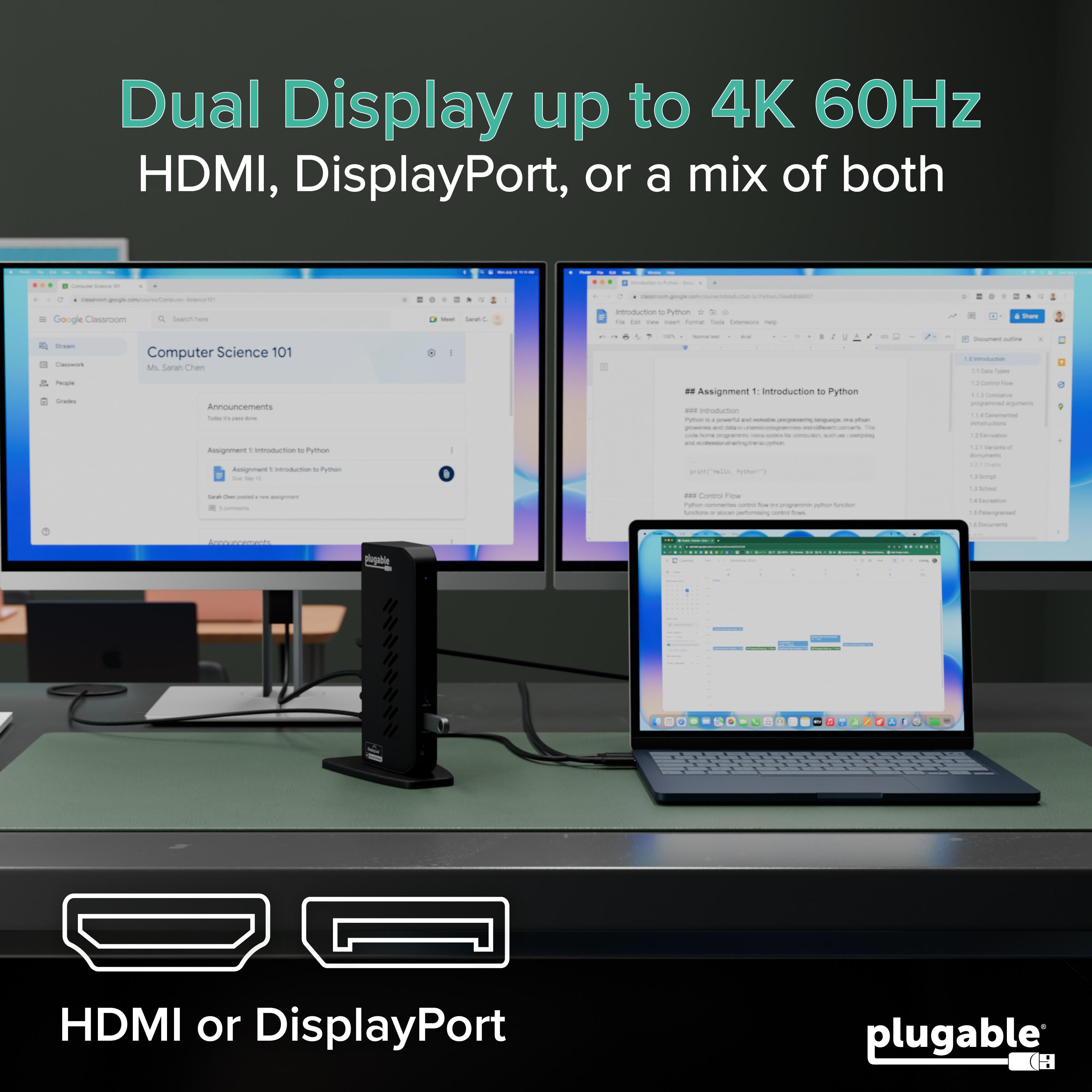 plugable-universal-docking-station-for-dual-4k-monitors-ud-6950z image 4