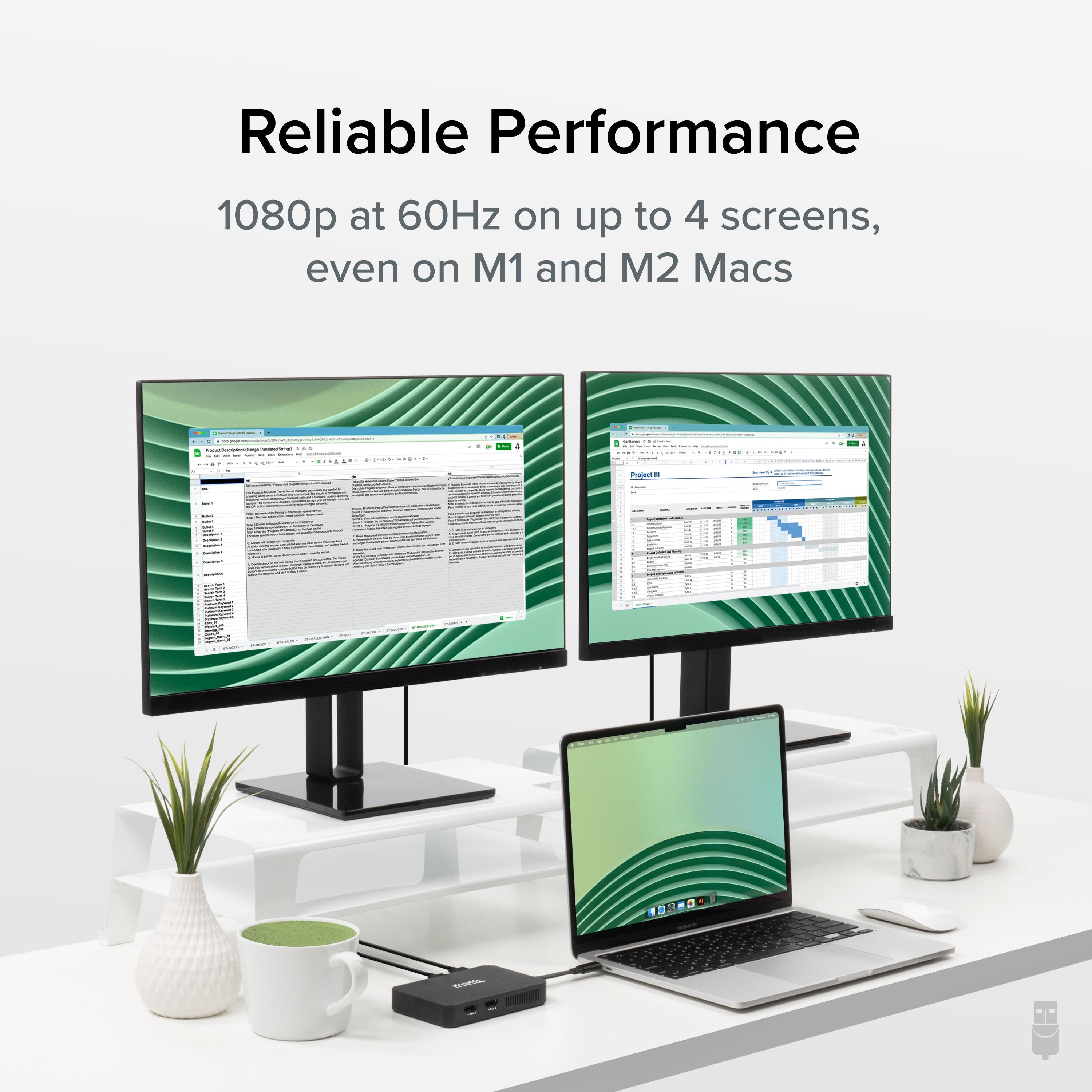plugable-usbc-768h4-usb-c-usb-3-0-to-quad-hdmi-adapter-4x-1080p image 4