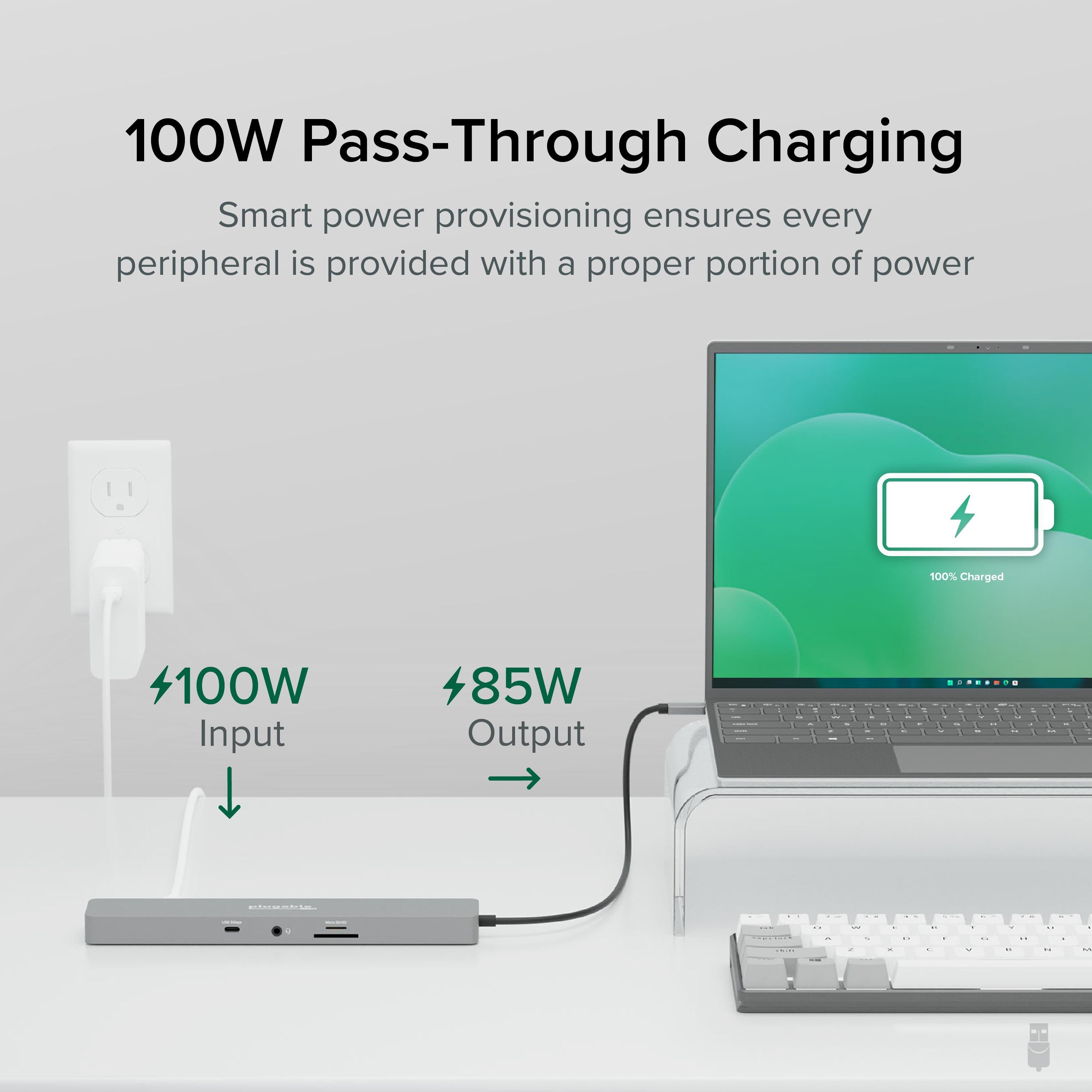 plugable-11-in-1-usb-c-hub-with-100w-pass-through-charging-and-dual-4k-60hz-hdmi image 4