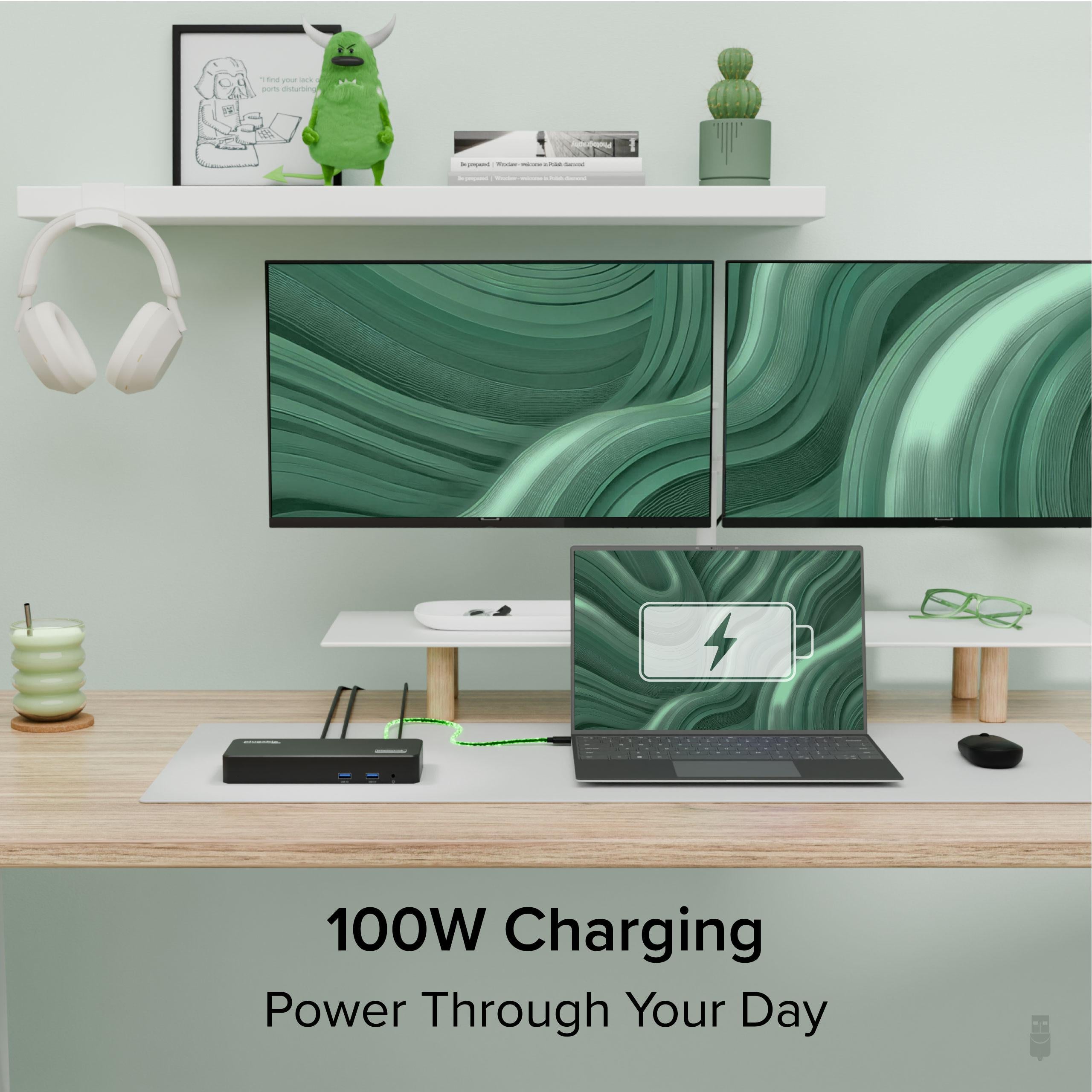 plugable-ud-6950pdz-usb-c-docking-station-with-100w-charging-for-triple-4k-monit image 4
