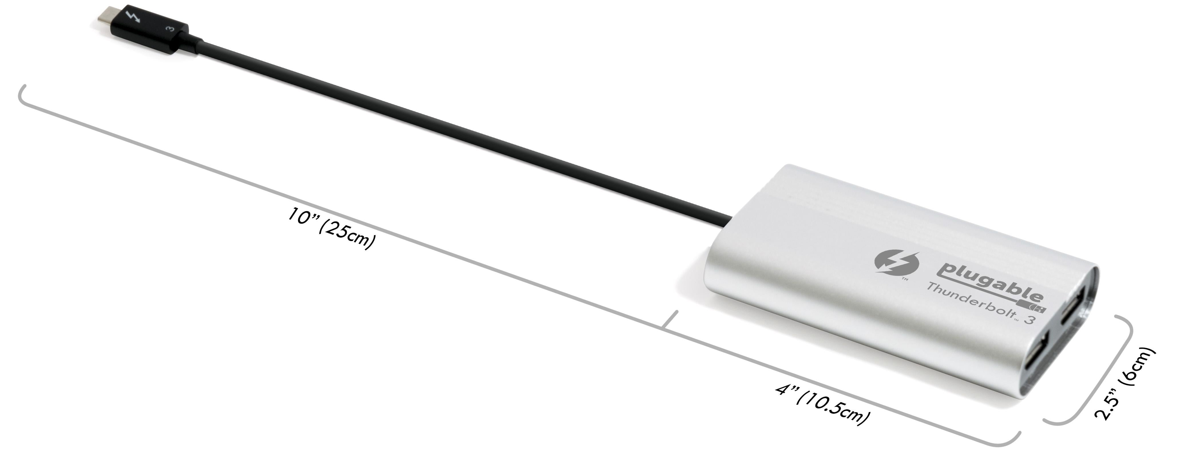 plugable-tbt3-dp2x-thunderbolt-3-dual-displayport-adapter-for-mac-dual-4k-60hz image 4