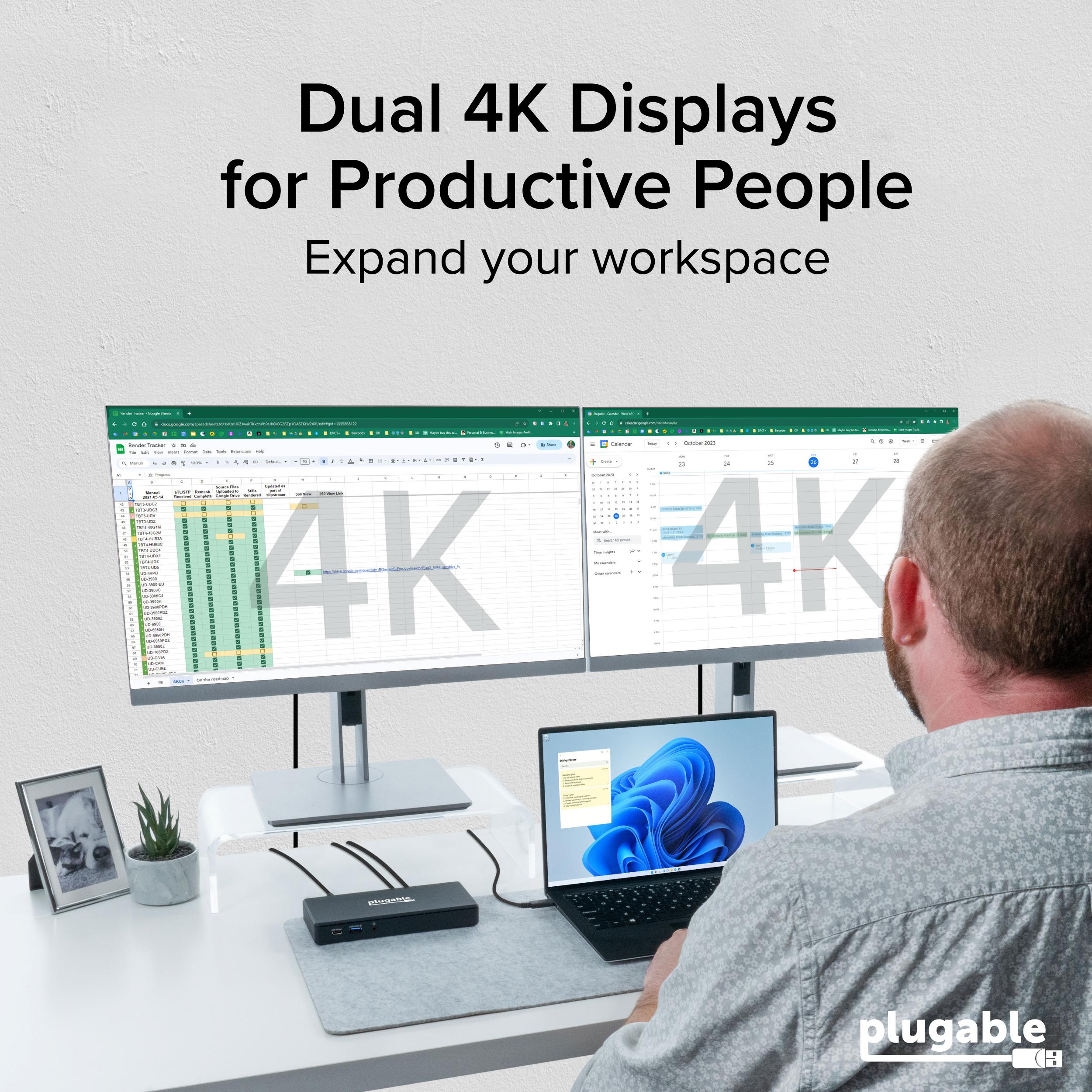 plugable-usb-c-docking-station-dual-4k-60hz-hdmi-65w-charging-gigabit-ethernet-u image 4