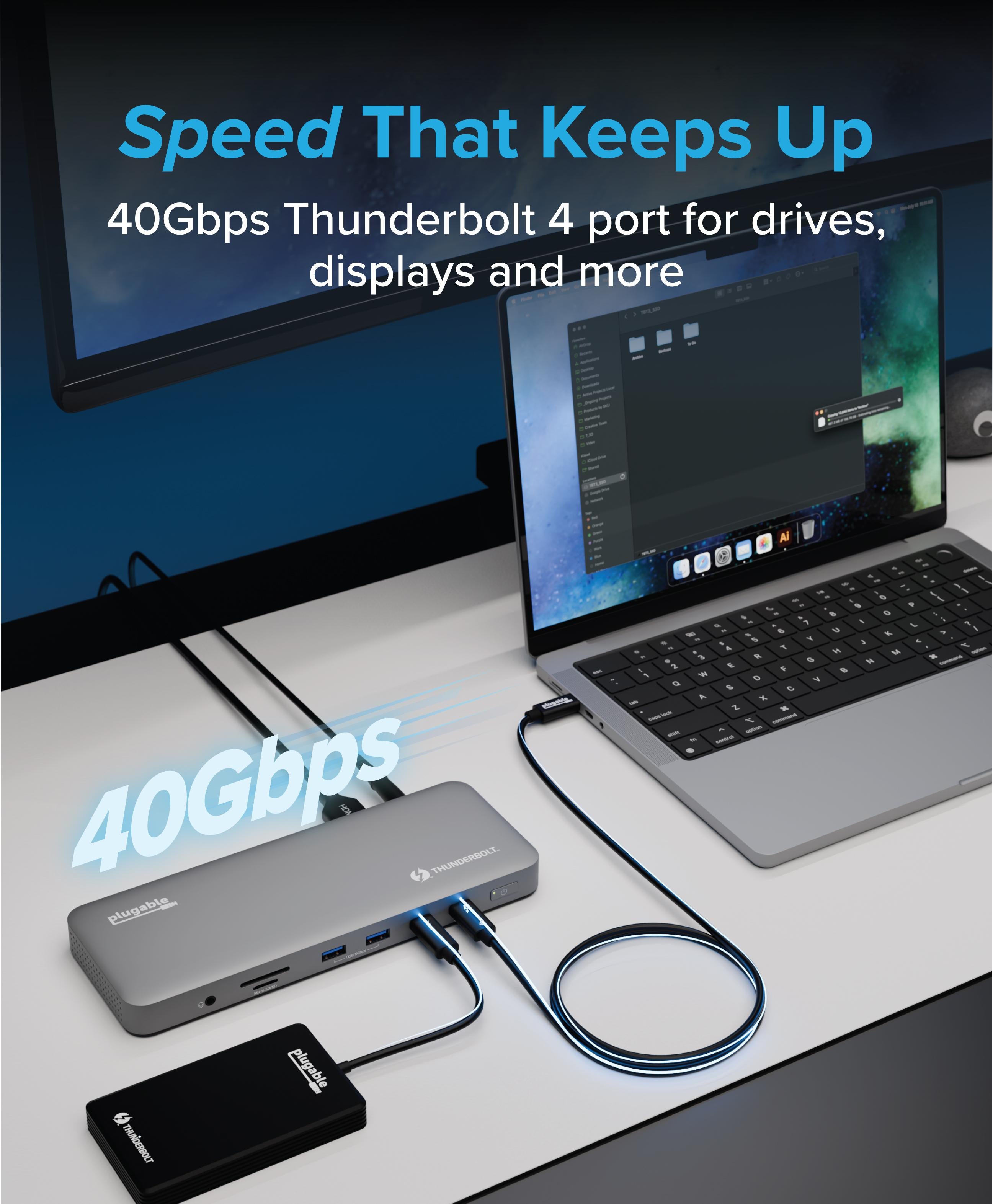 plugable-tbt-udm-thunderbolt-4-dock-for-m4-macbook-air-pro-13-in-1-with-100w-cha image 4