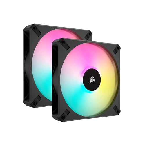 corsair-icue-af140-rgb-elite-140mm-pwm-dual-fan-kit-eight-rgb-leds-per-fan-airgu image 8