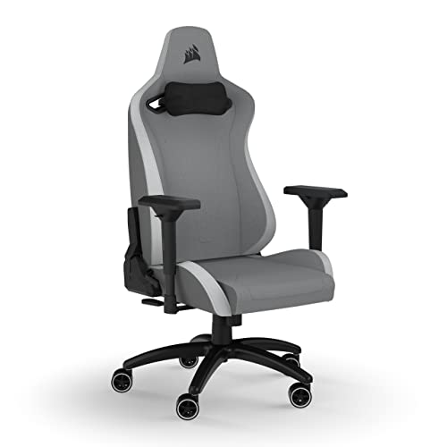 corsair-tc200-fabric-gaming-chair-standard-fit-light-gray-and-white image 8